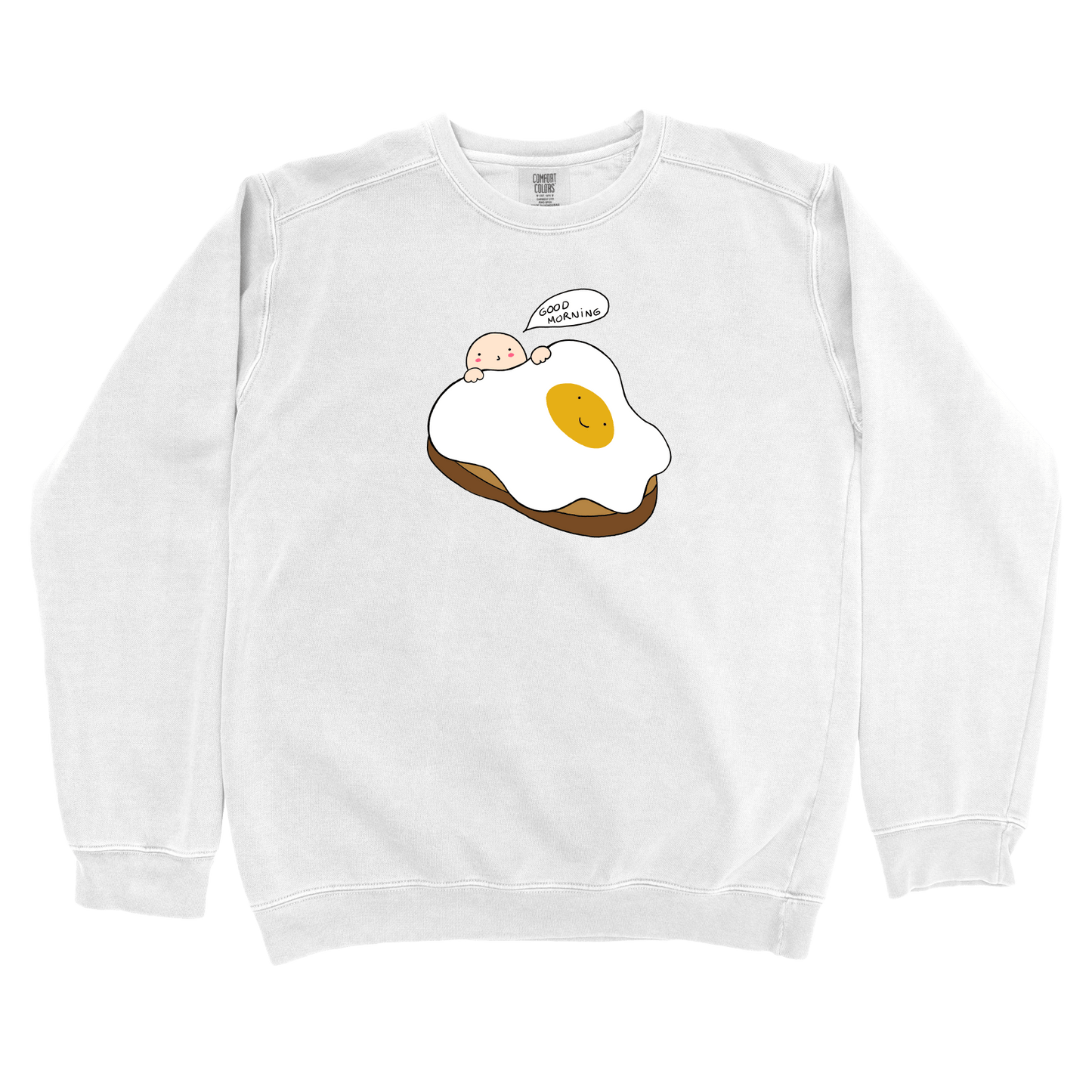 T-Shirts White / S Good Morning: Woblylines Sweatshirt