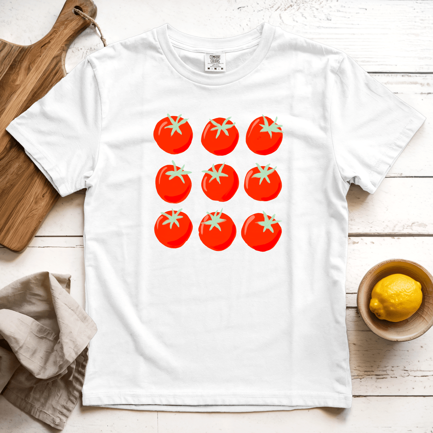 T-Shirt White / S 9 Tomatoes