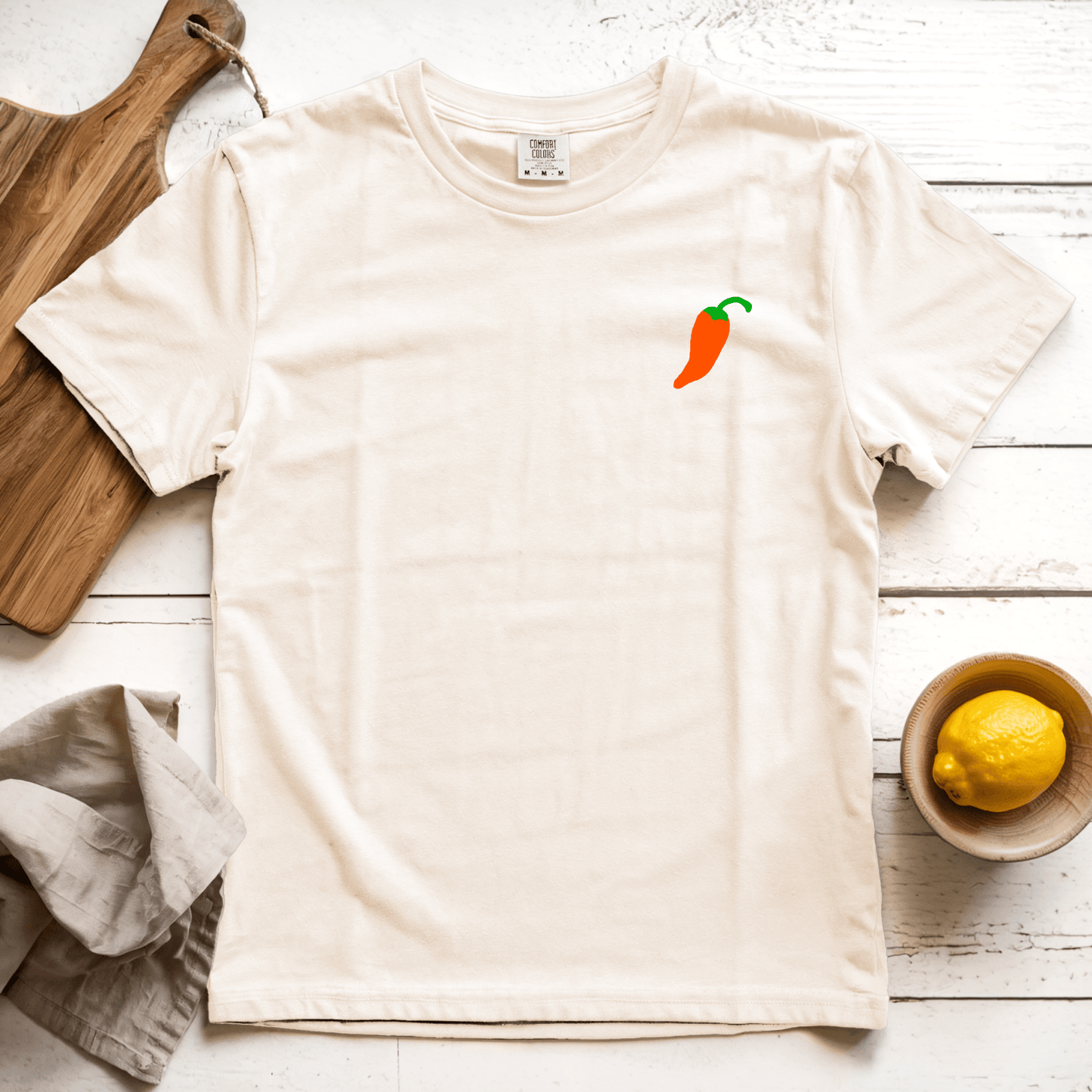 T-Shirt Ivory / S A Chili Pepper