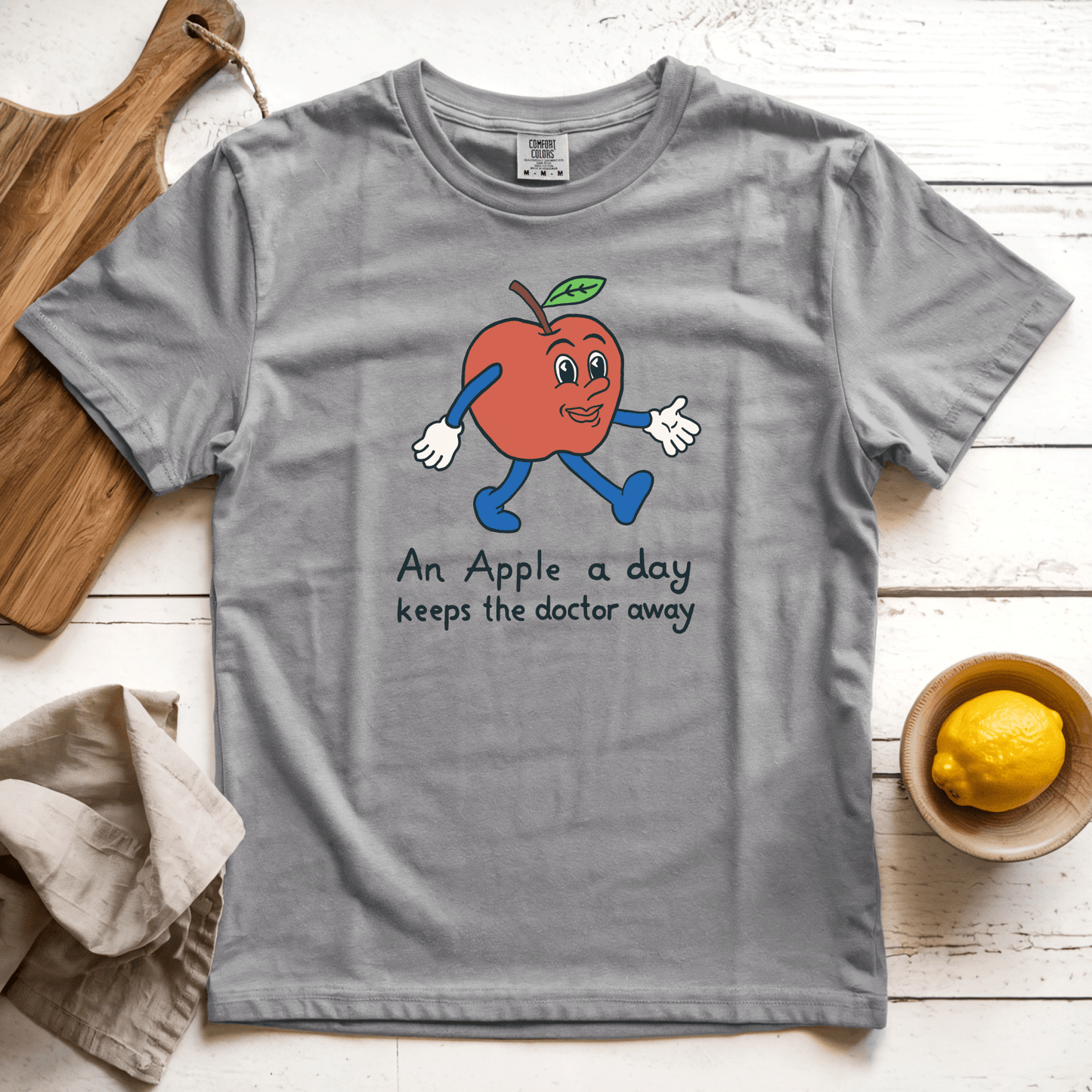 T-Shirt Grey / S An Apple a Day