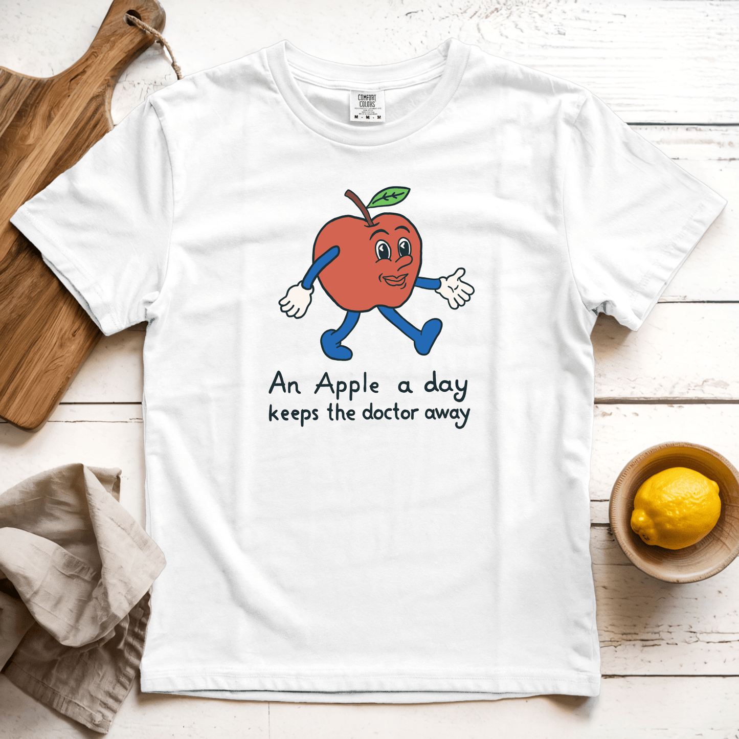T-Shirt White / S An Apple a Day