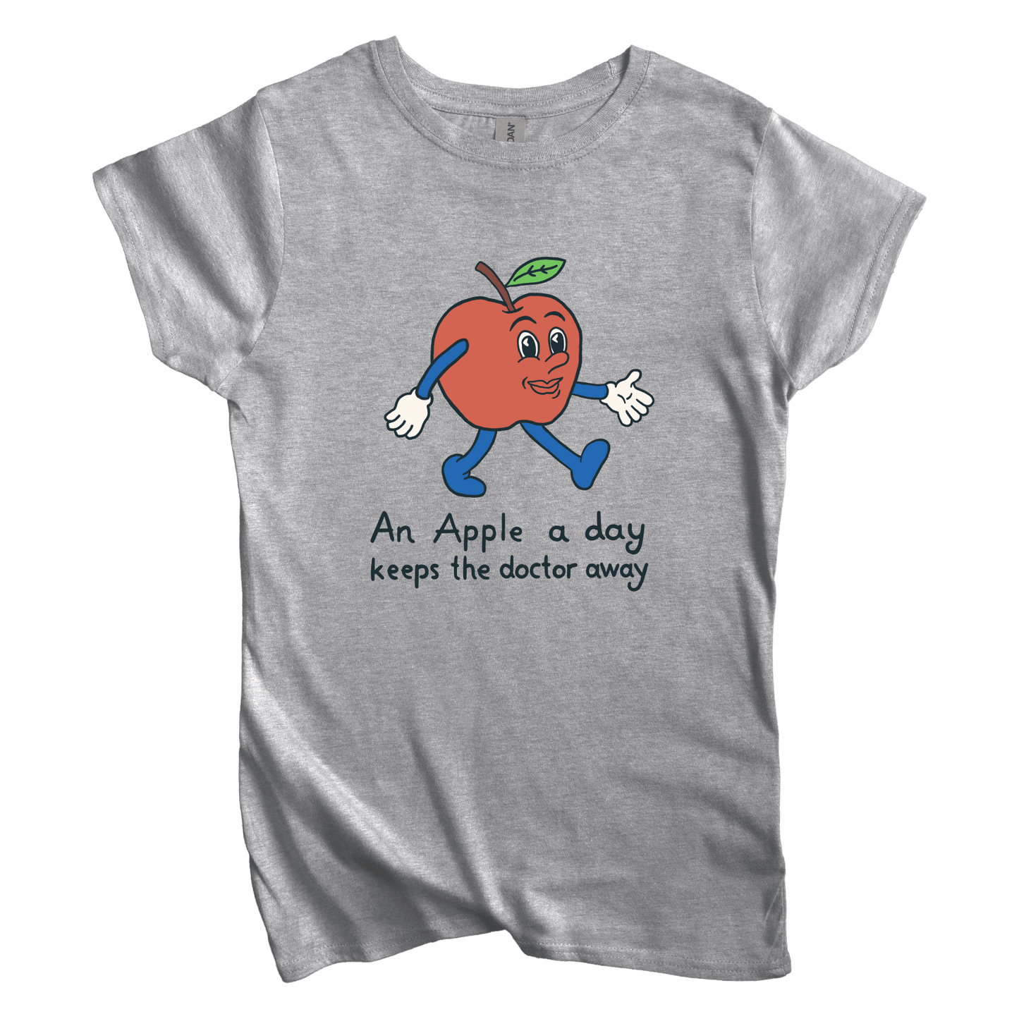T-Shirt S / Sport Grey An Apple A Day Women's Tee