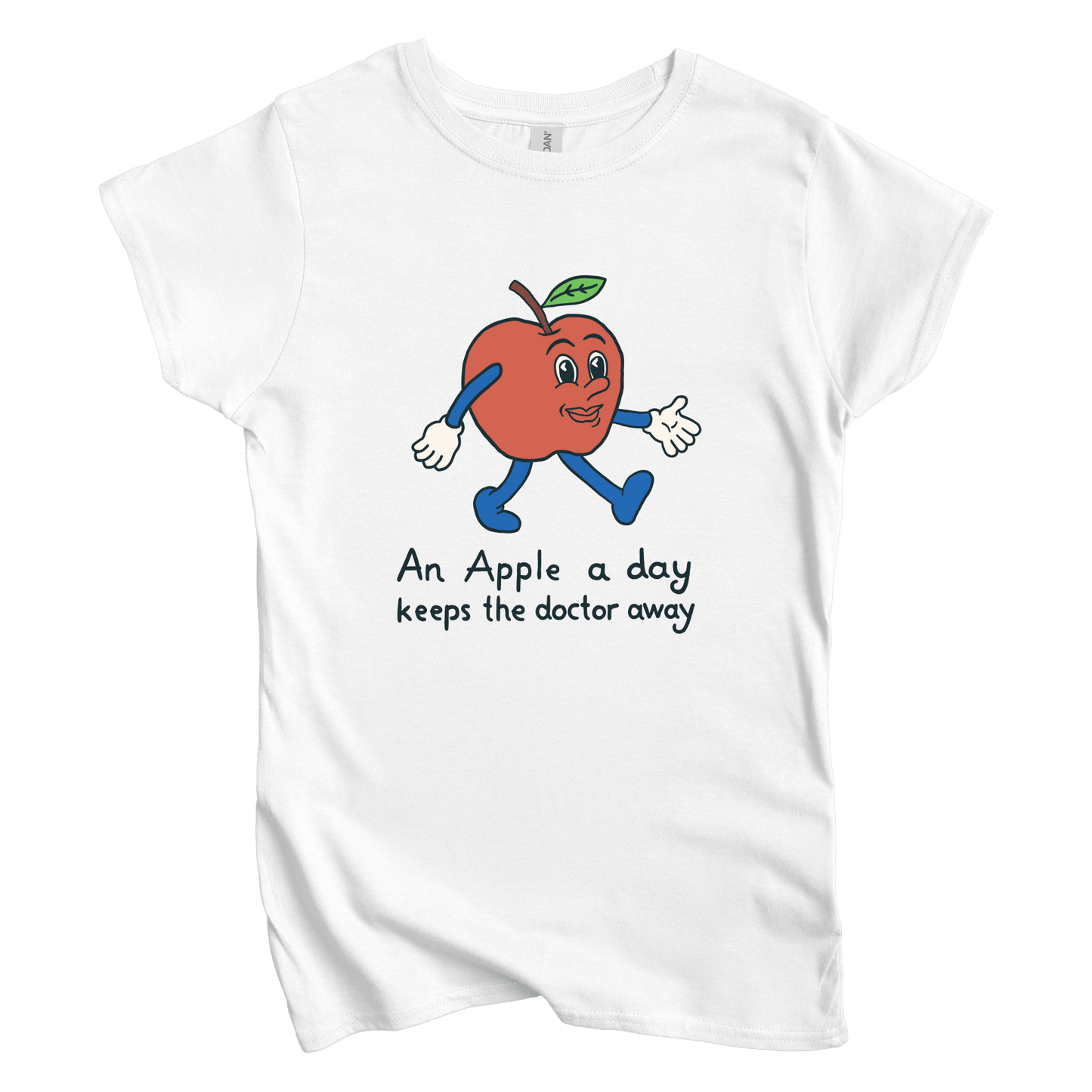 T-Shirt S / White An Apple A Day Women's Tee
