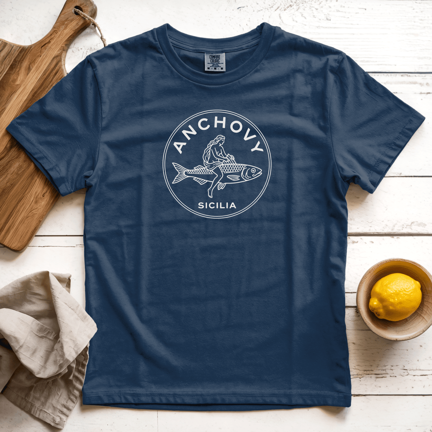 T-Shirt Navy / S Anchovy Sicilia