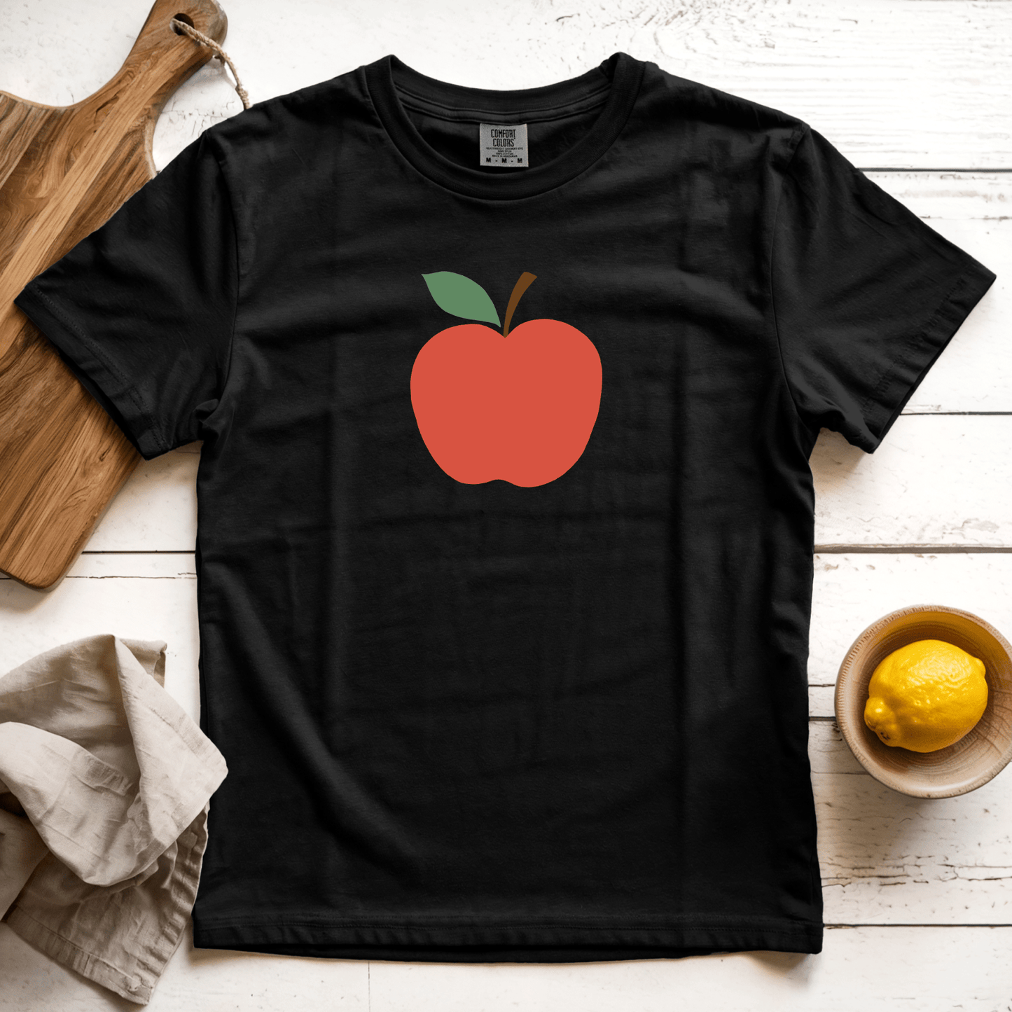 T-Shirt Black / S Apple