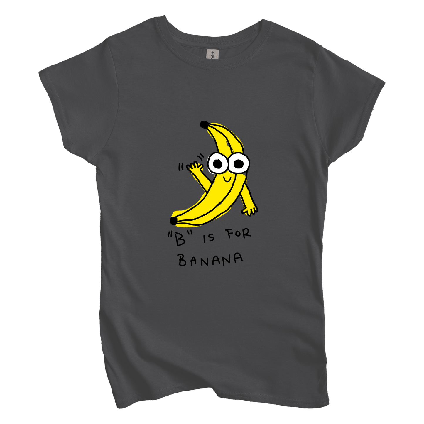 T-Shirt M / Charcoal B is for Banana: Longoland Women's Tee