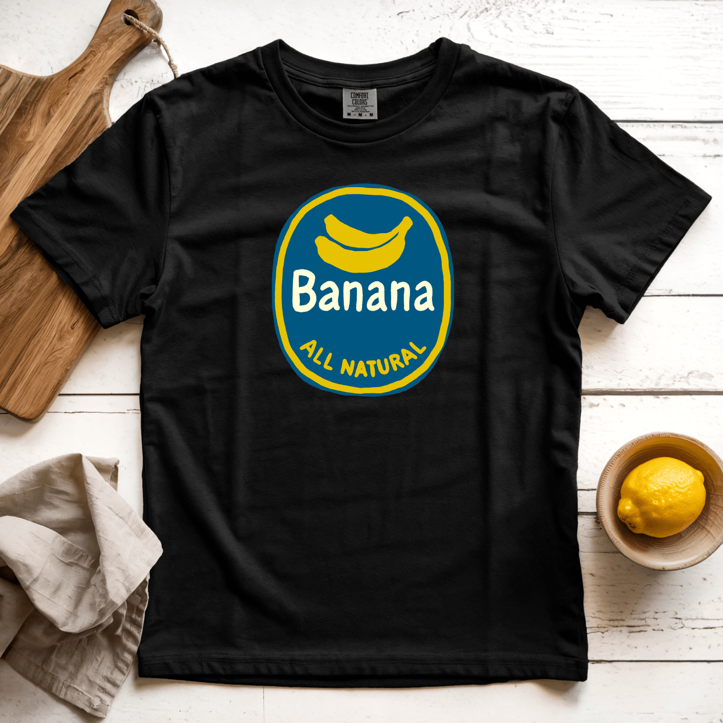 T-Shirt Black / S Banana All Natural