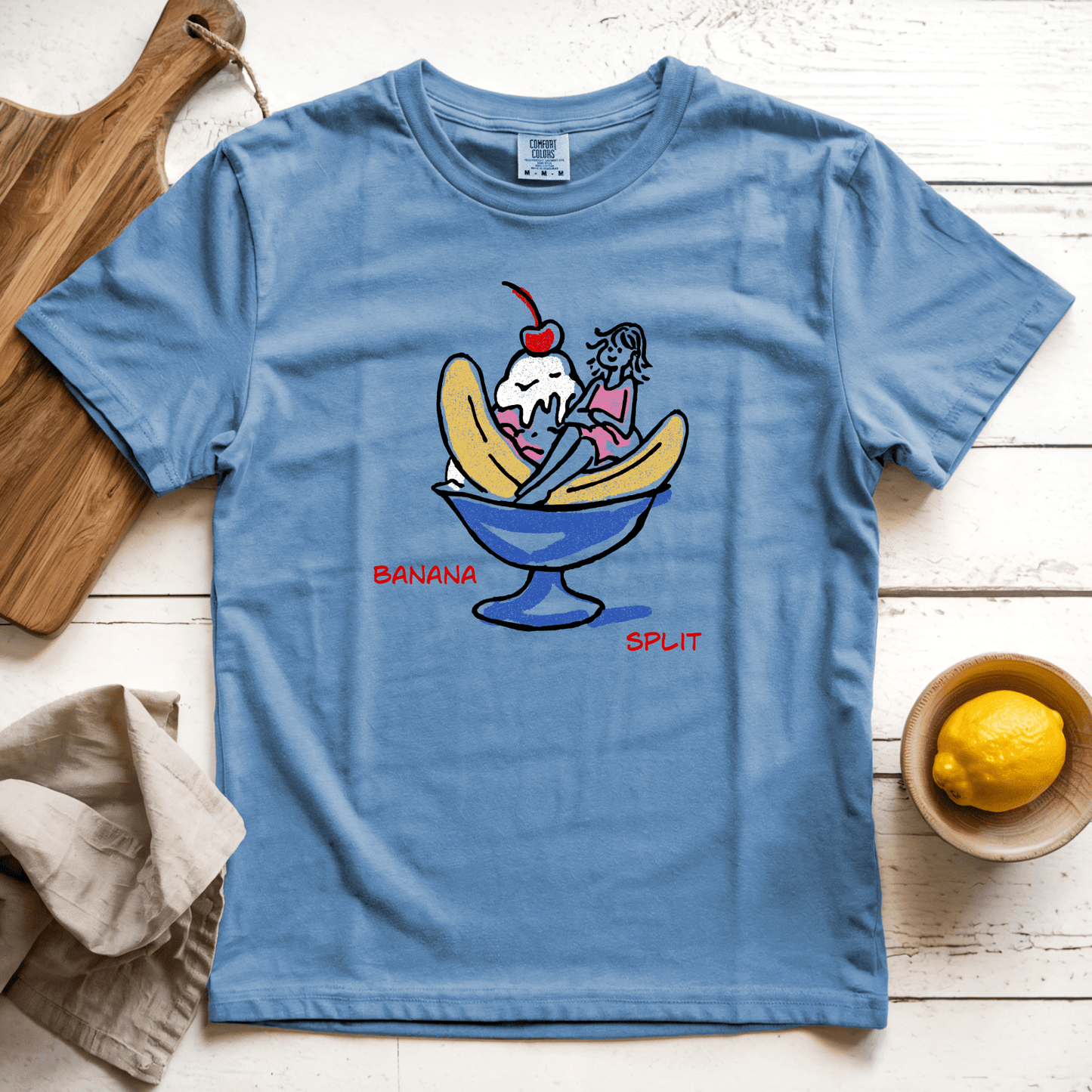 T-Shirt Blue Jean / S Banana Split: LaeMab