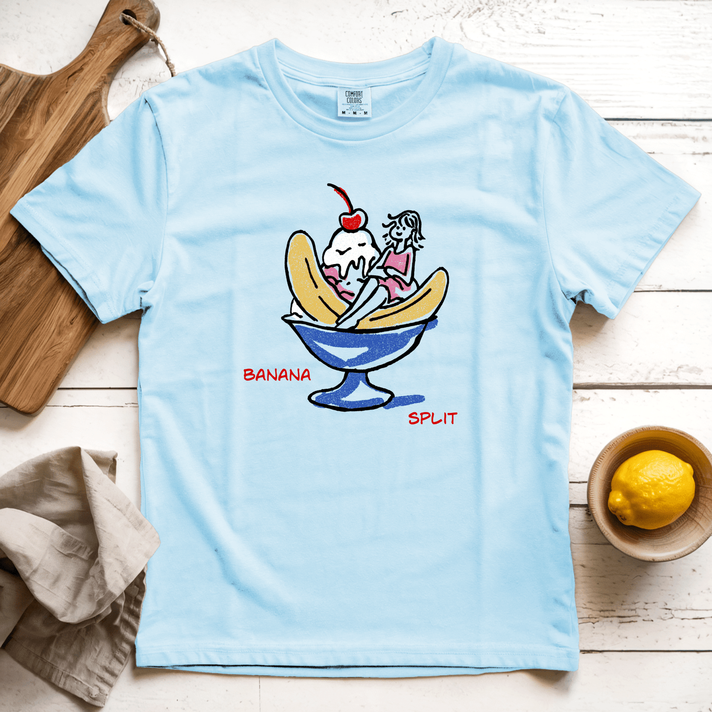 T-Shirt Chambray / S Banana Split: LaeMab
