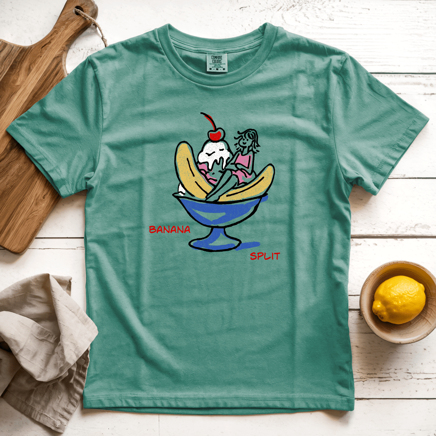 T-Shirt Light Green / S Banana Split: LaeMab
