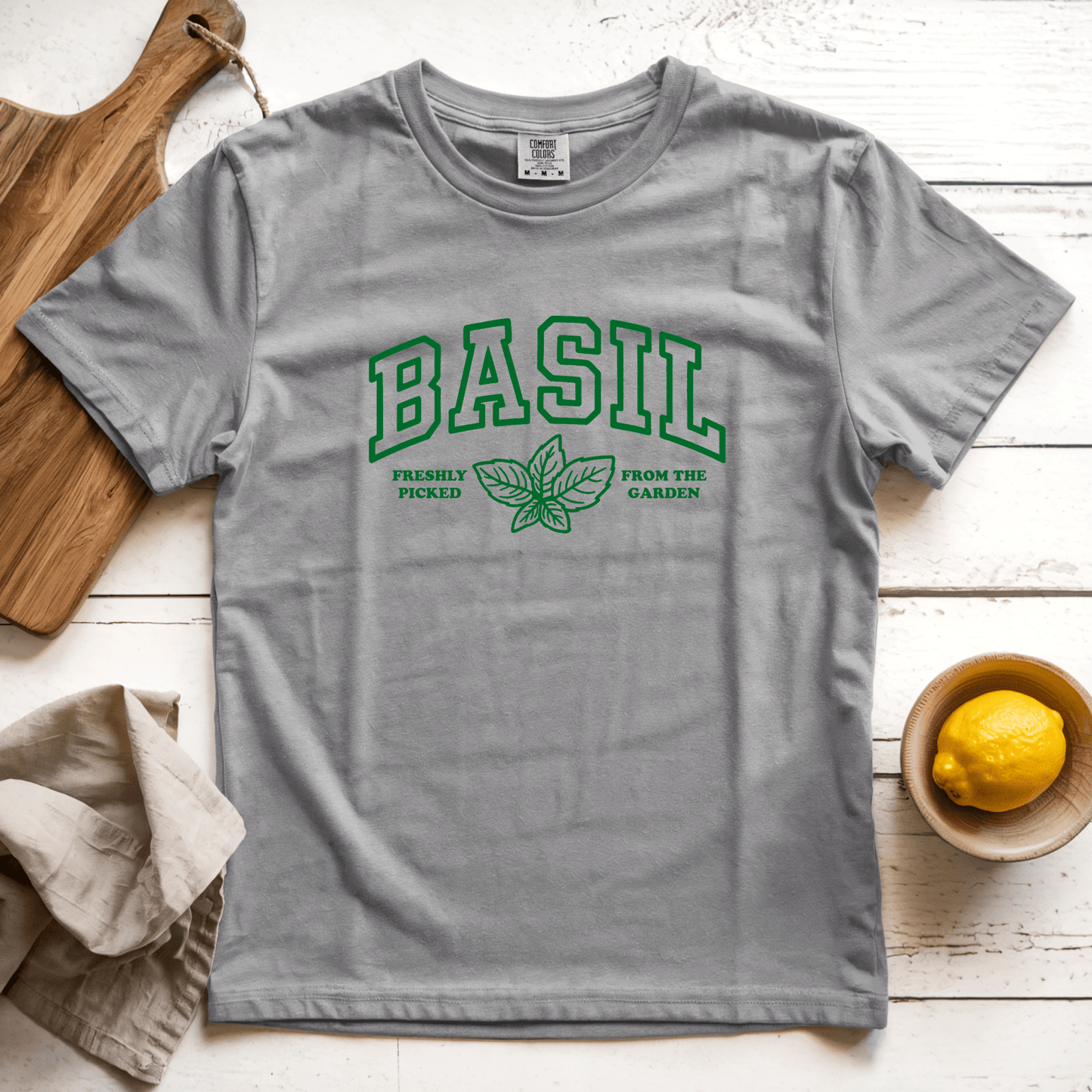 T-Shirt Grey / S Basil