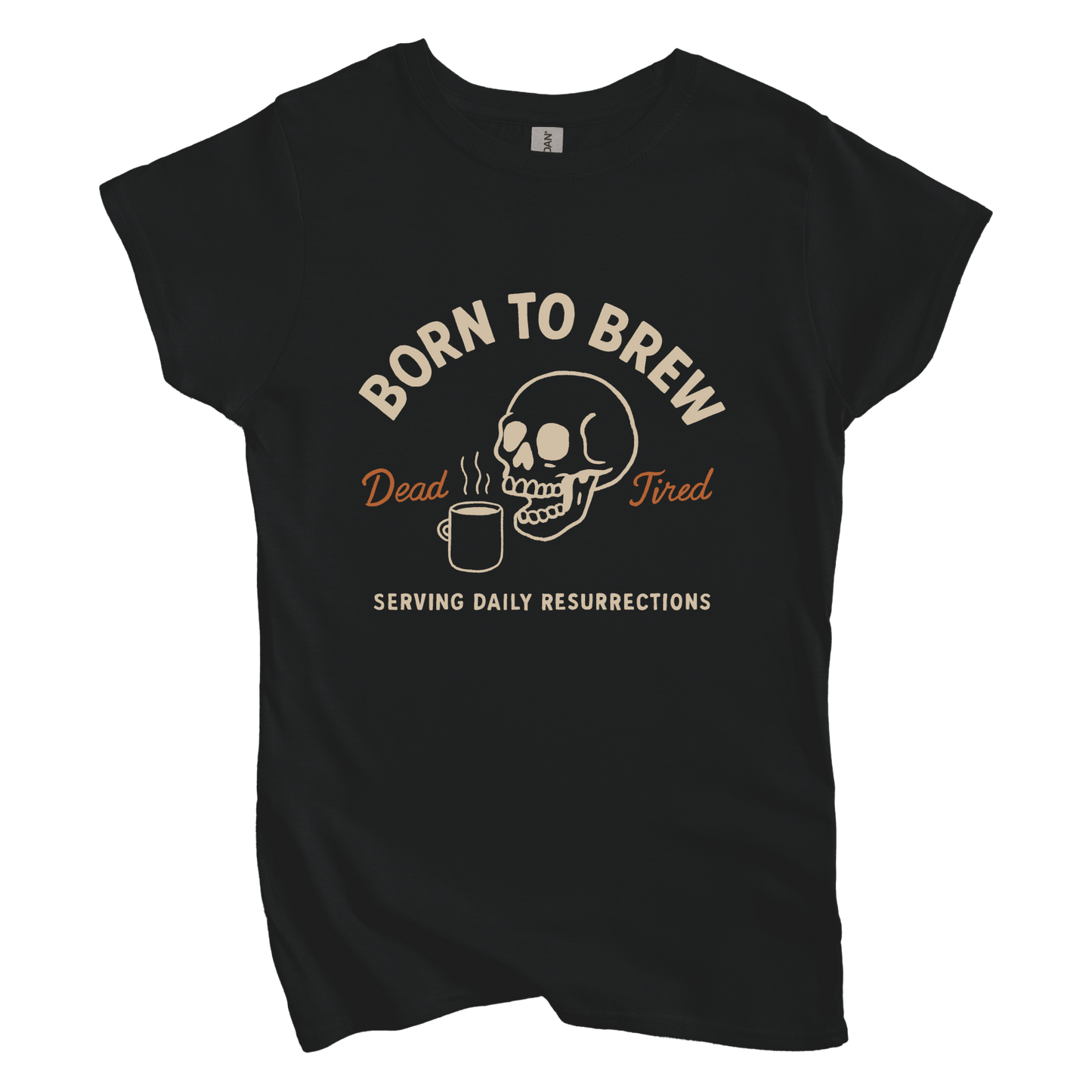 T-Shirt S / Black Born to Brew Women's Tee