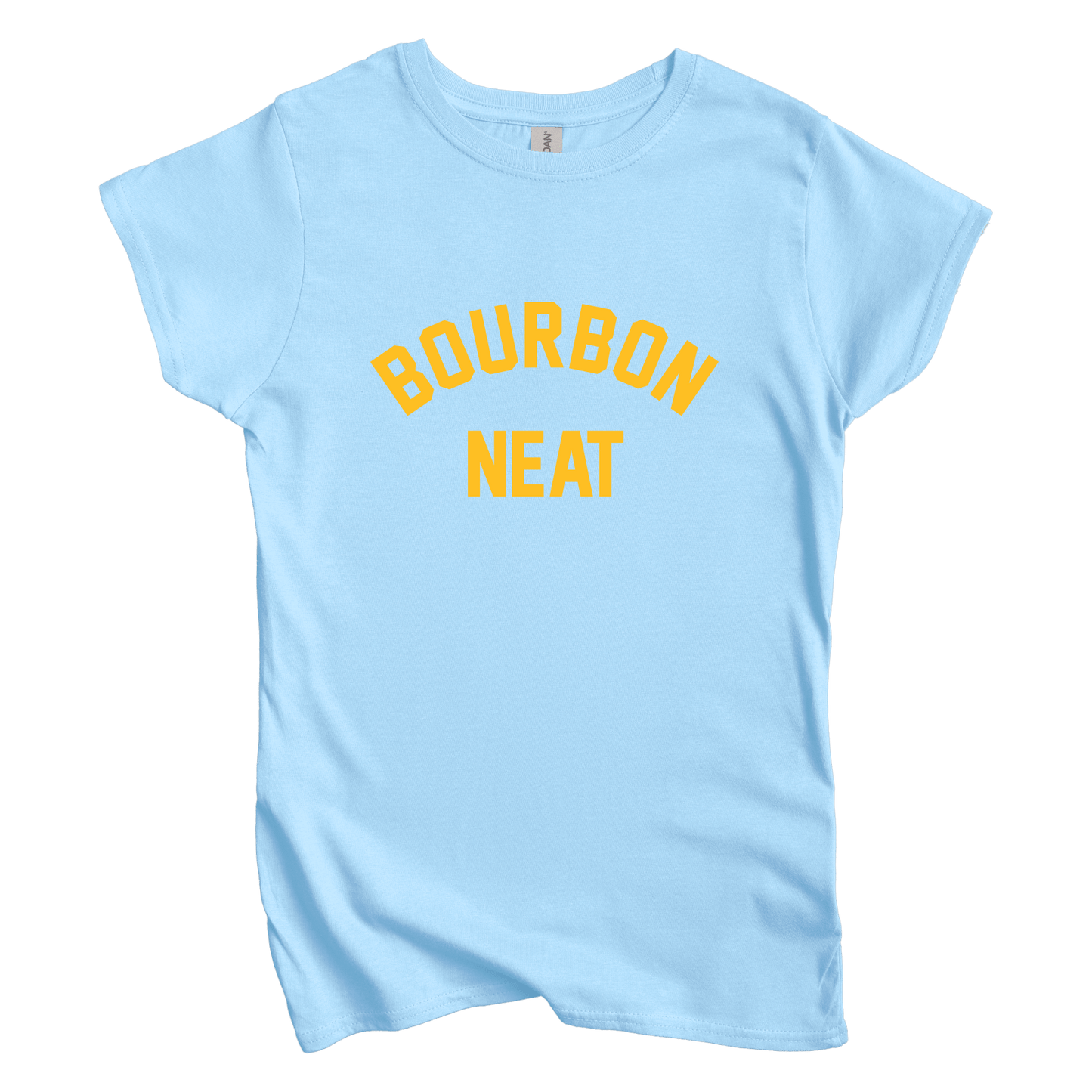 T-Shirt S / Light Blue Bourbon Neat Women's Tee