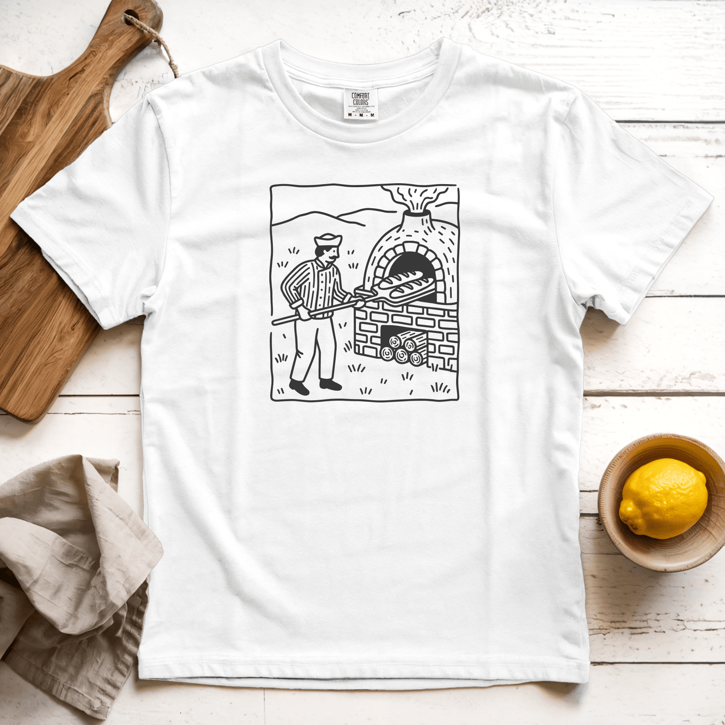 T-Shirts White / S Bread Baker