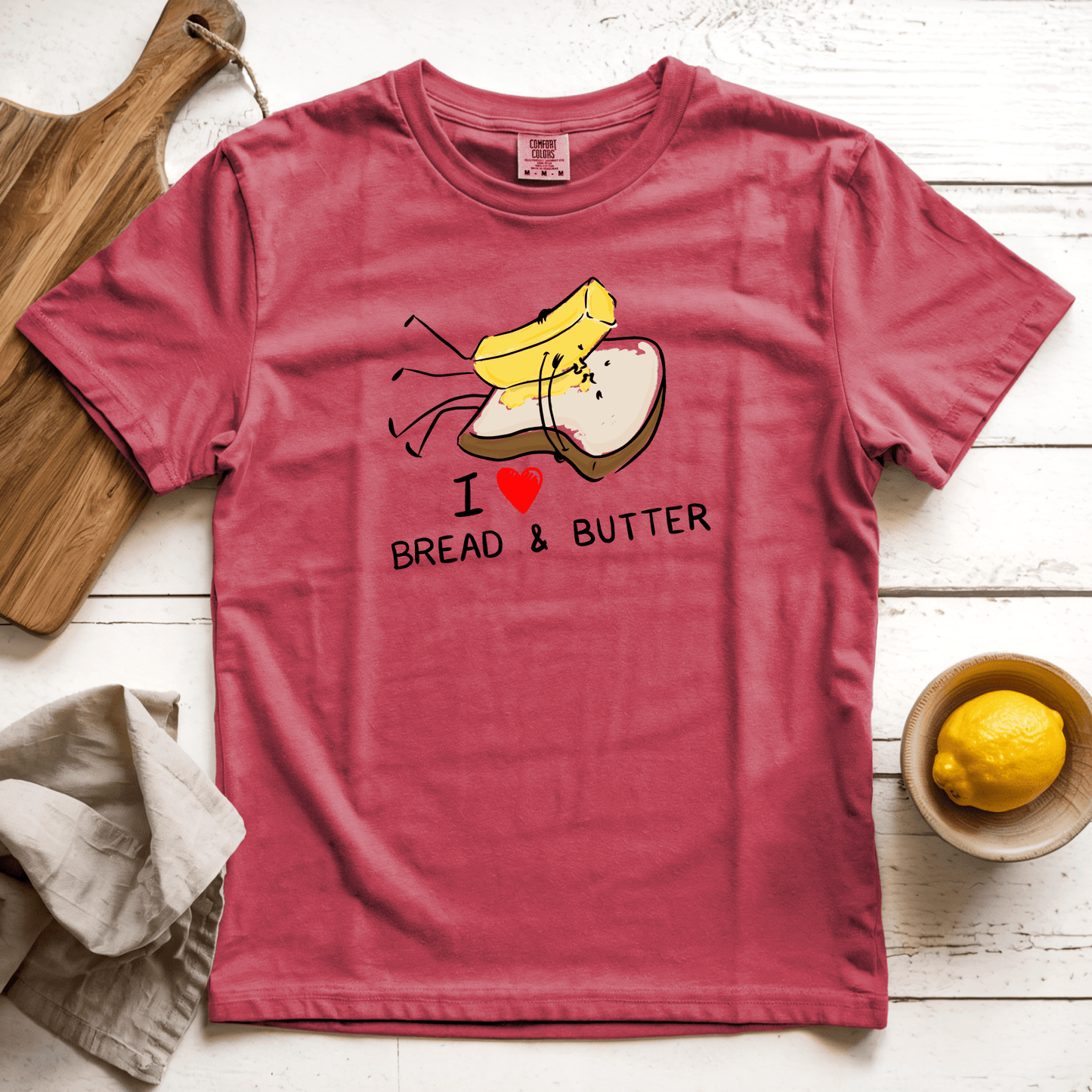 T-Shirt Crimson / S Bread & Butter: Micro Barbi