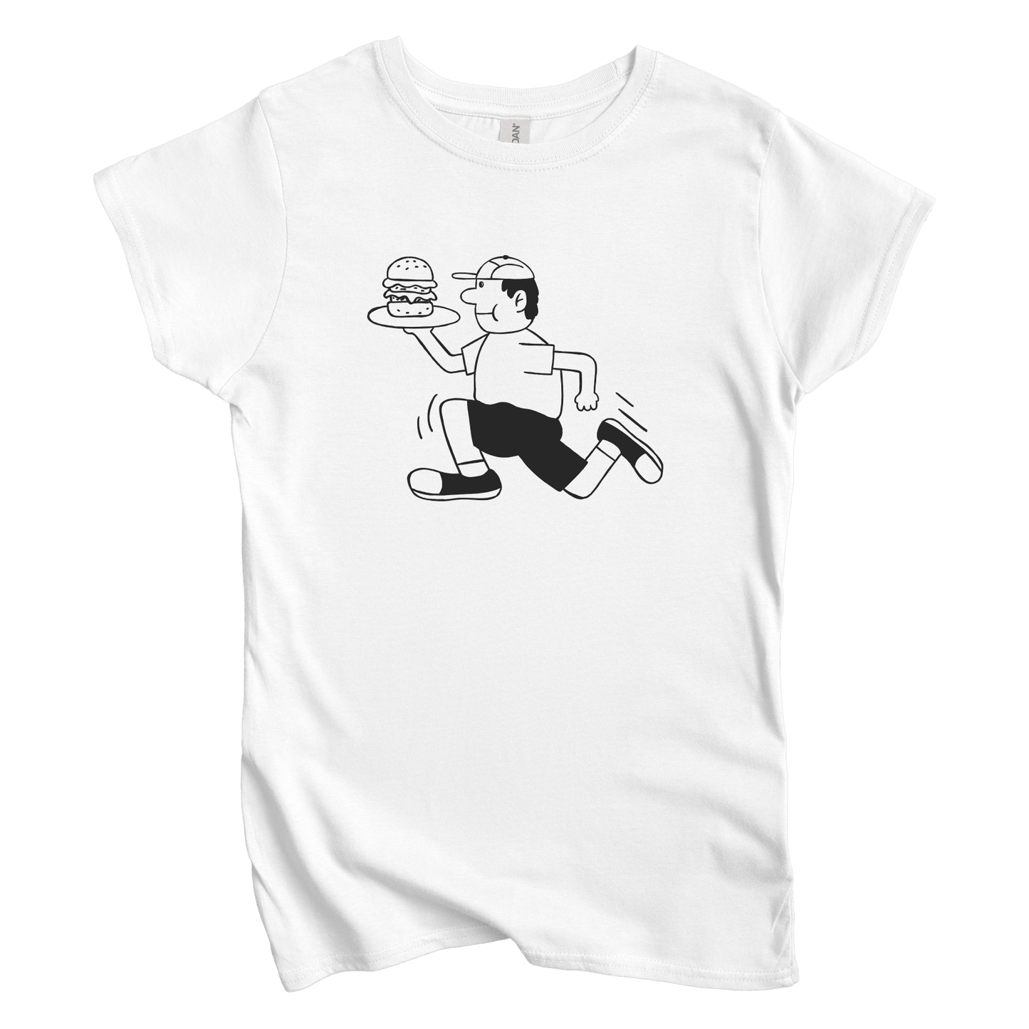 T-Shirts S / White Burger Boy: Sae Karepe Women's Tee
