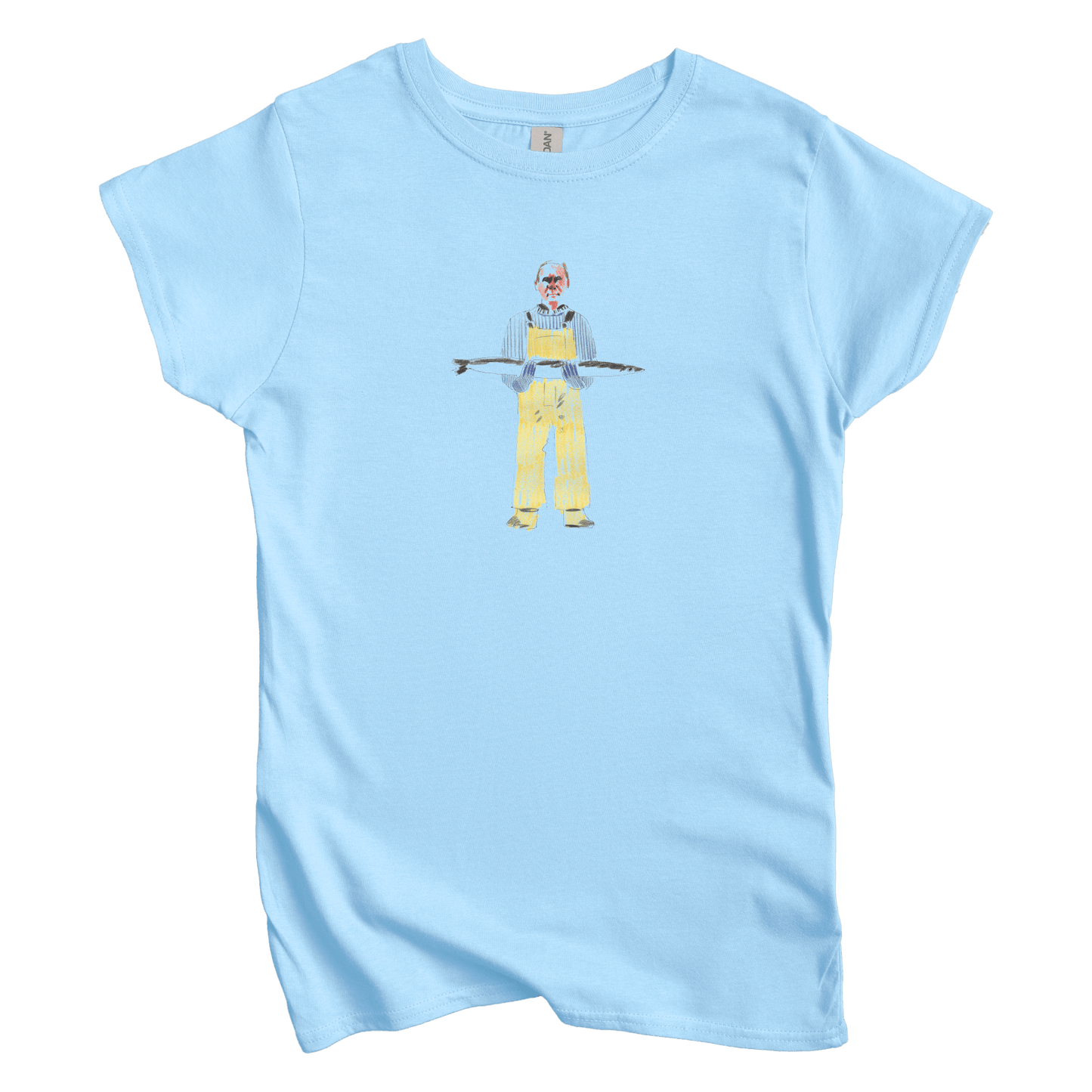 T-Shirts S / Light Blue Catch of the Day: Jarek Krzystek Women's Tee