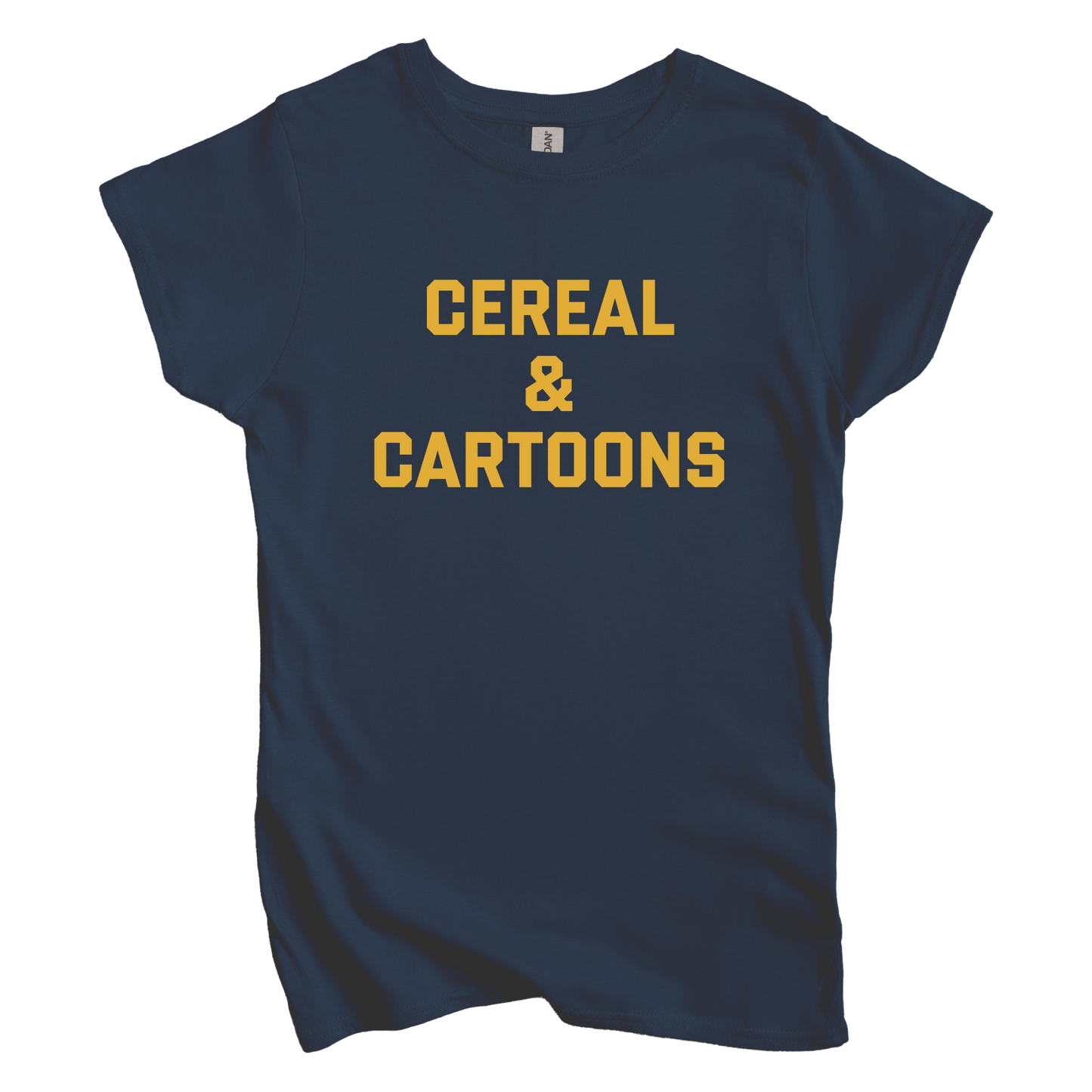 T-Shirt S / Navy Cereal and Cartoons Women's Tee