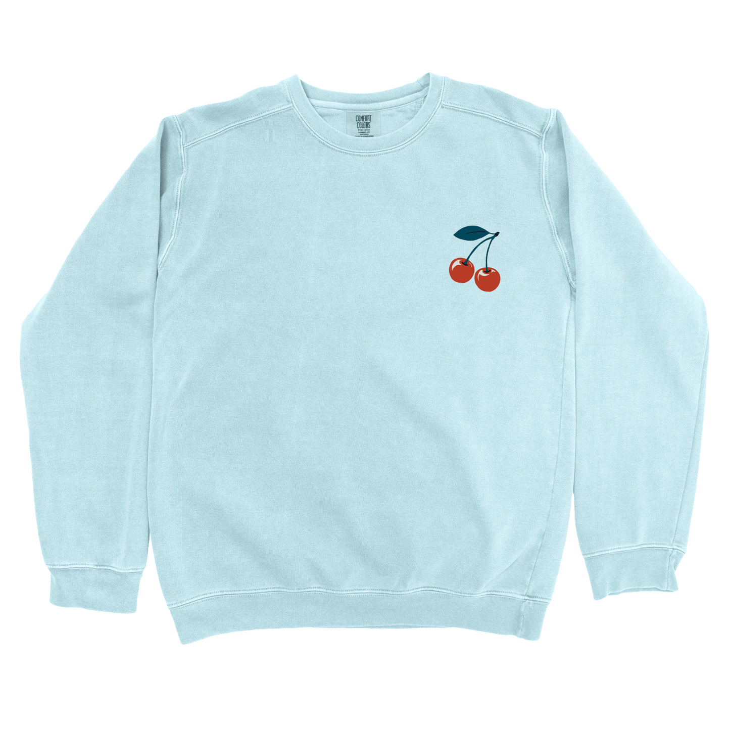 Sweatshirt Chambray / S Cherries Sweatshirt