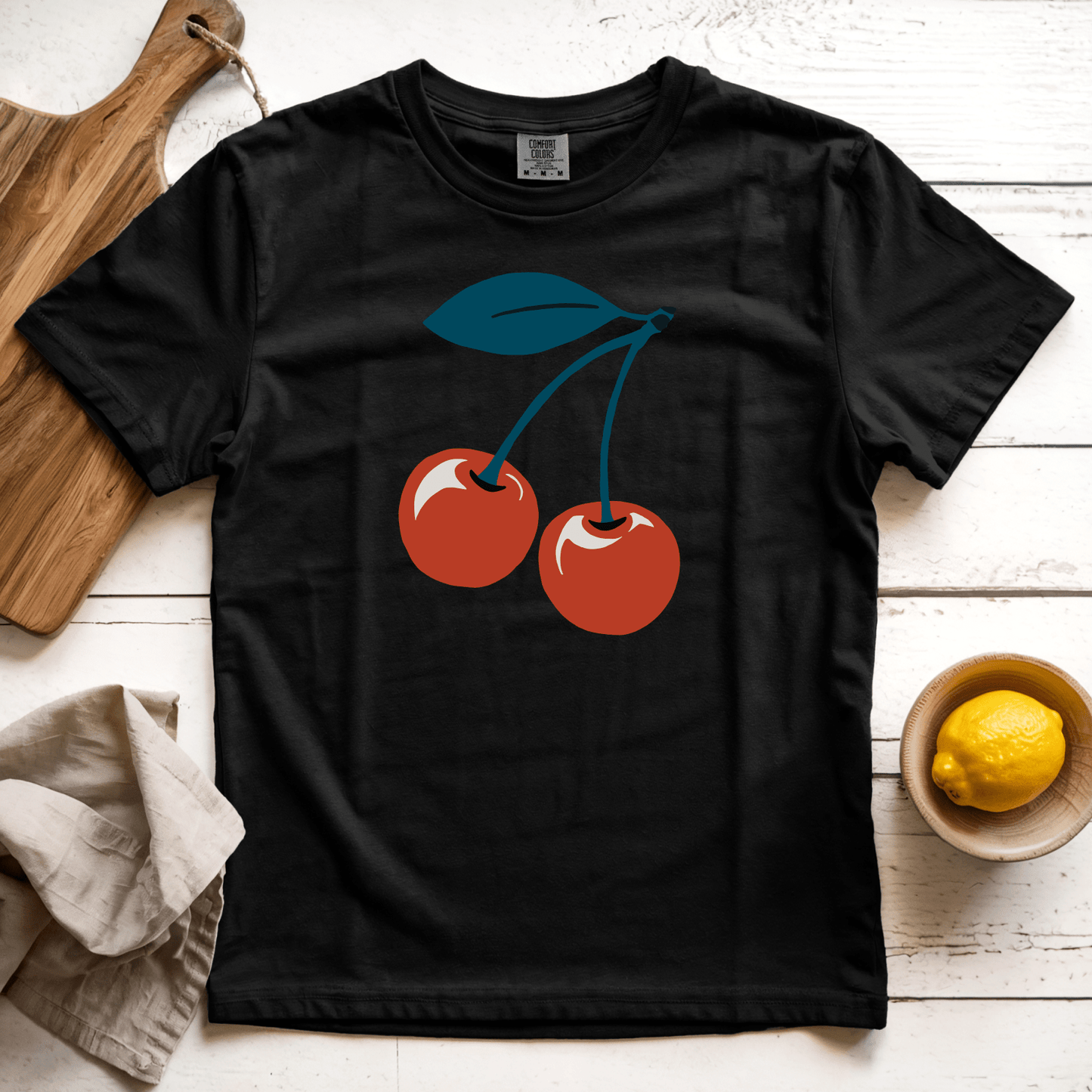 T-Shirt Black / S Cherries