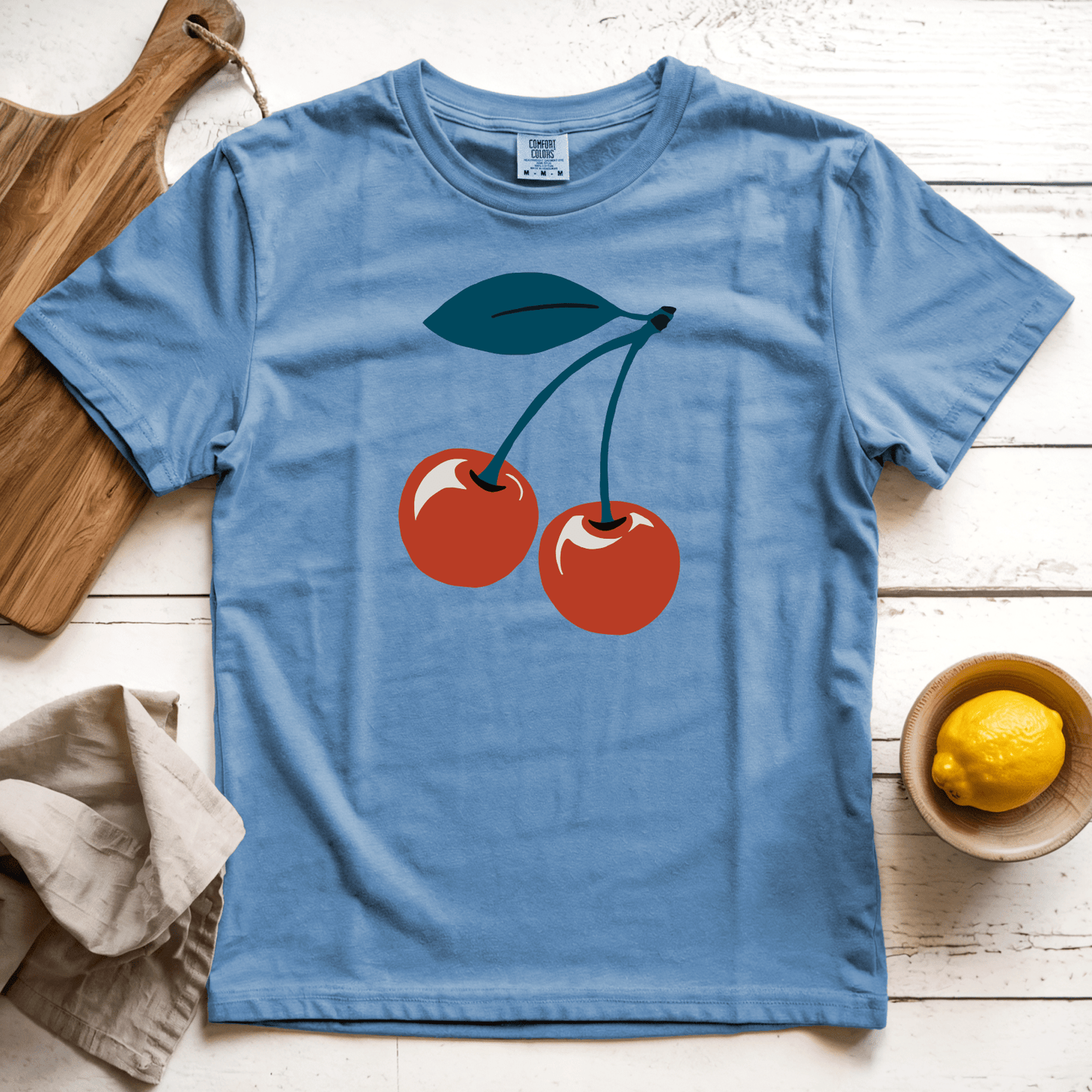T-Shirt Blue Jean / S Cherries