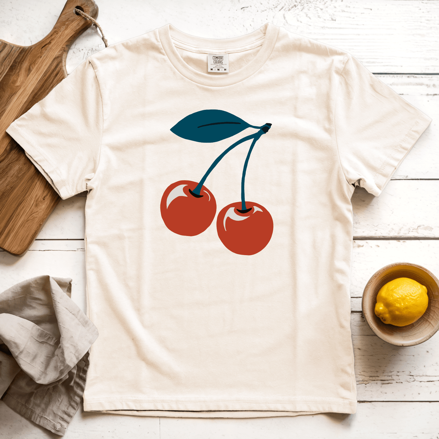 T-Shirt Ivory / S Cherries