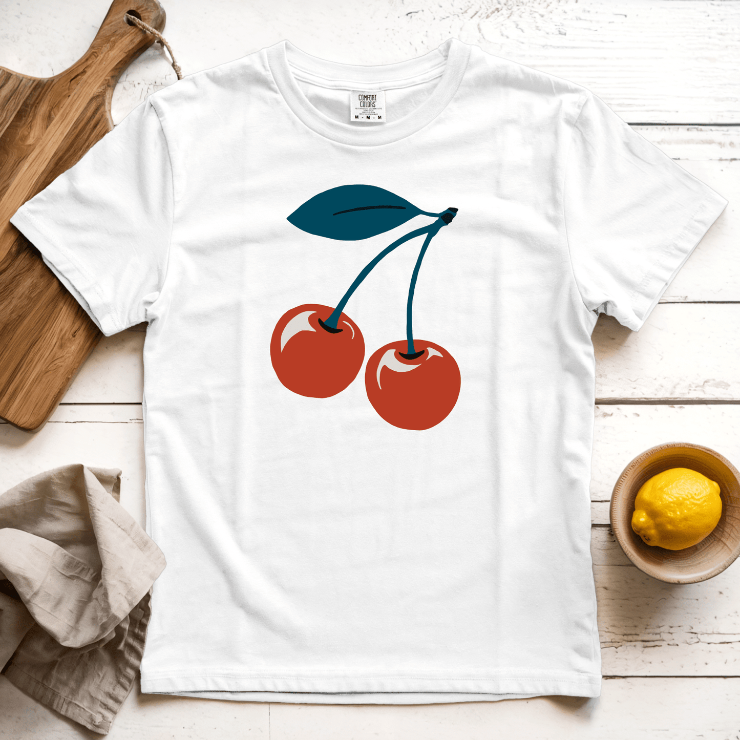 T-Shirt White / S Cherries