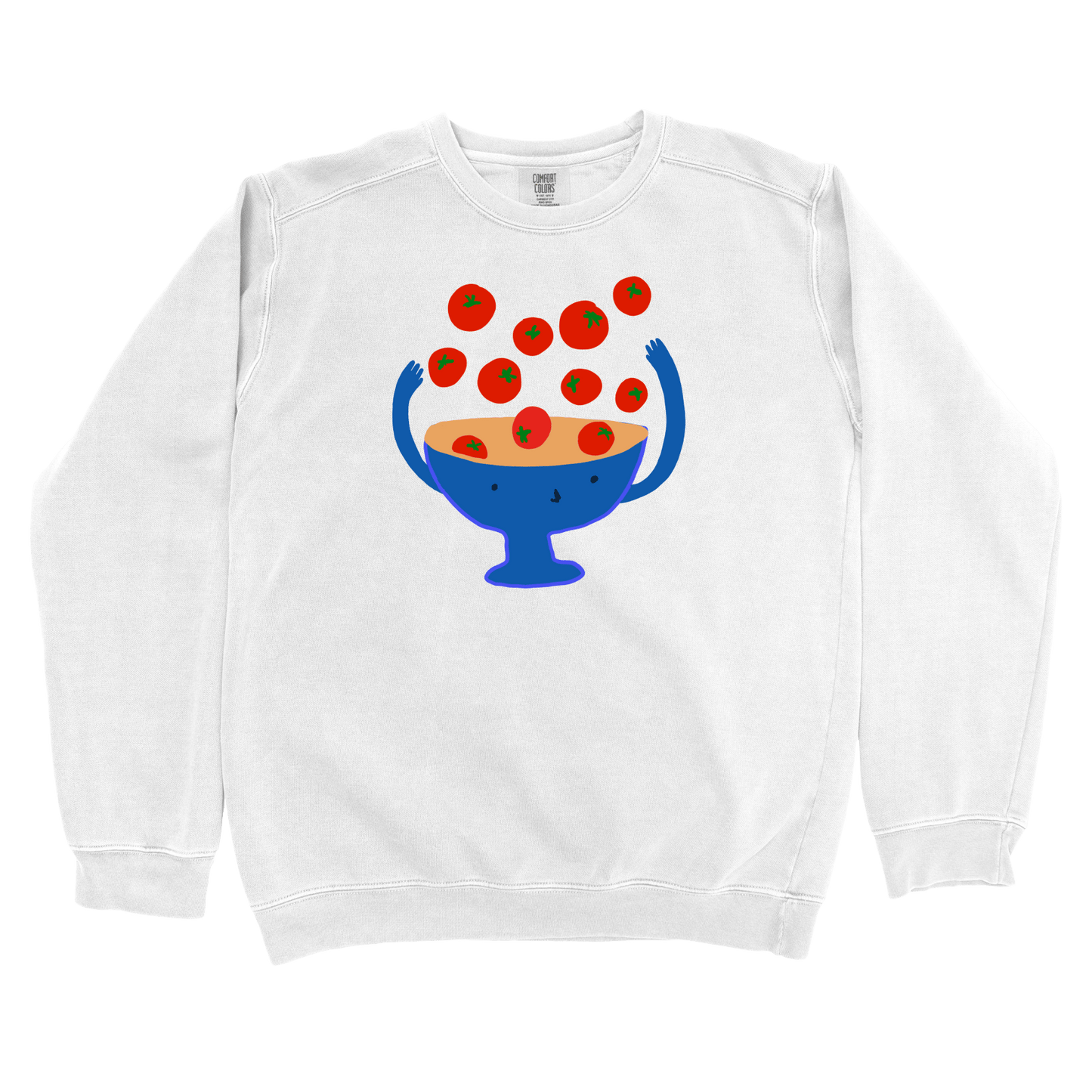 T-Shirts White / S Cherry Tomatoes: Woblylines Sweatshirt