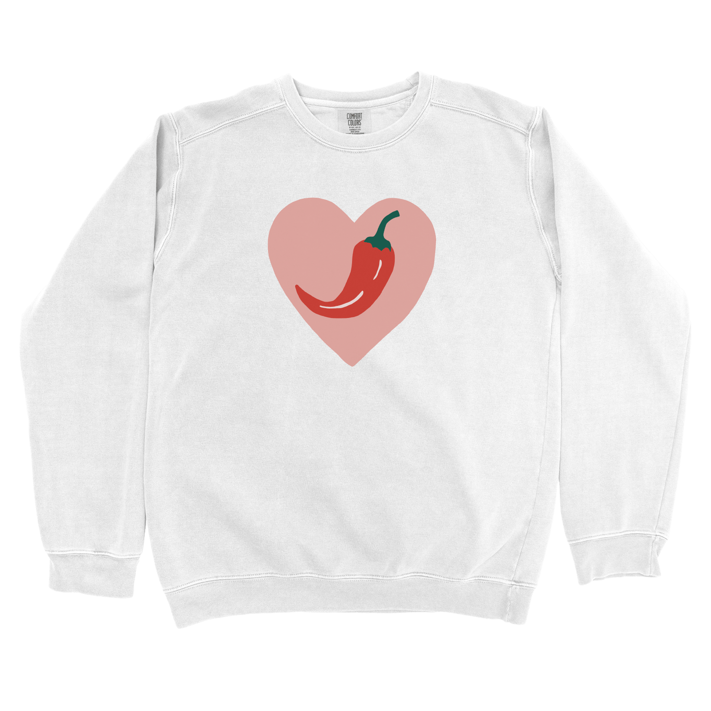 Sweatshirt White / S Chili Heart Sweatshirt