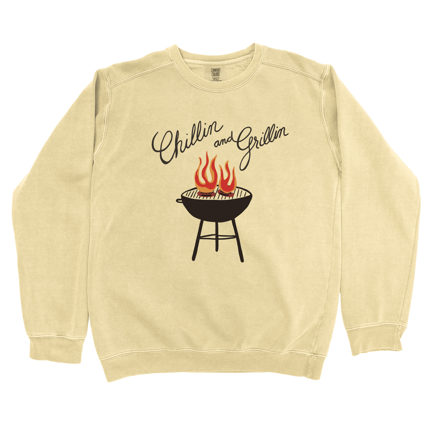 Sweatshirt Butter / S Chillin and Grillin Sweatshirt