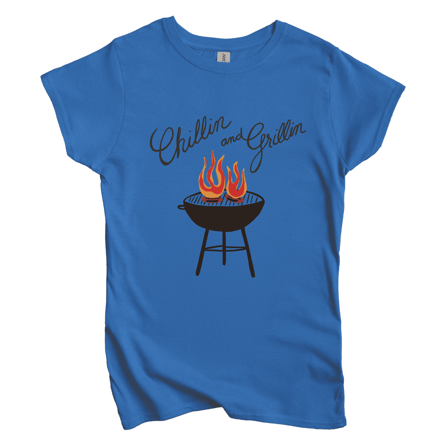 T-Shirt S / Royal Chillin and Grillin Women's Tee