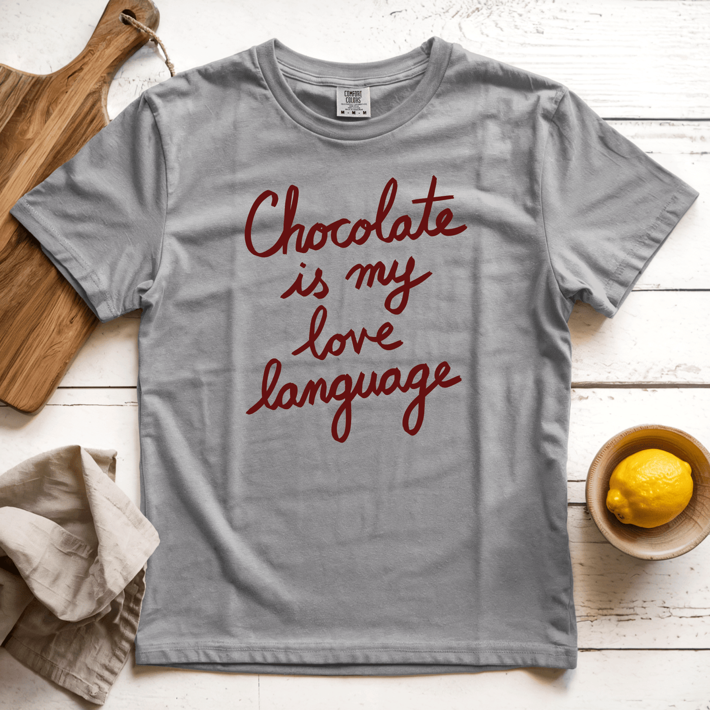 T-Shirt Grey / S Chocolate is my Love Language