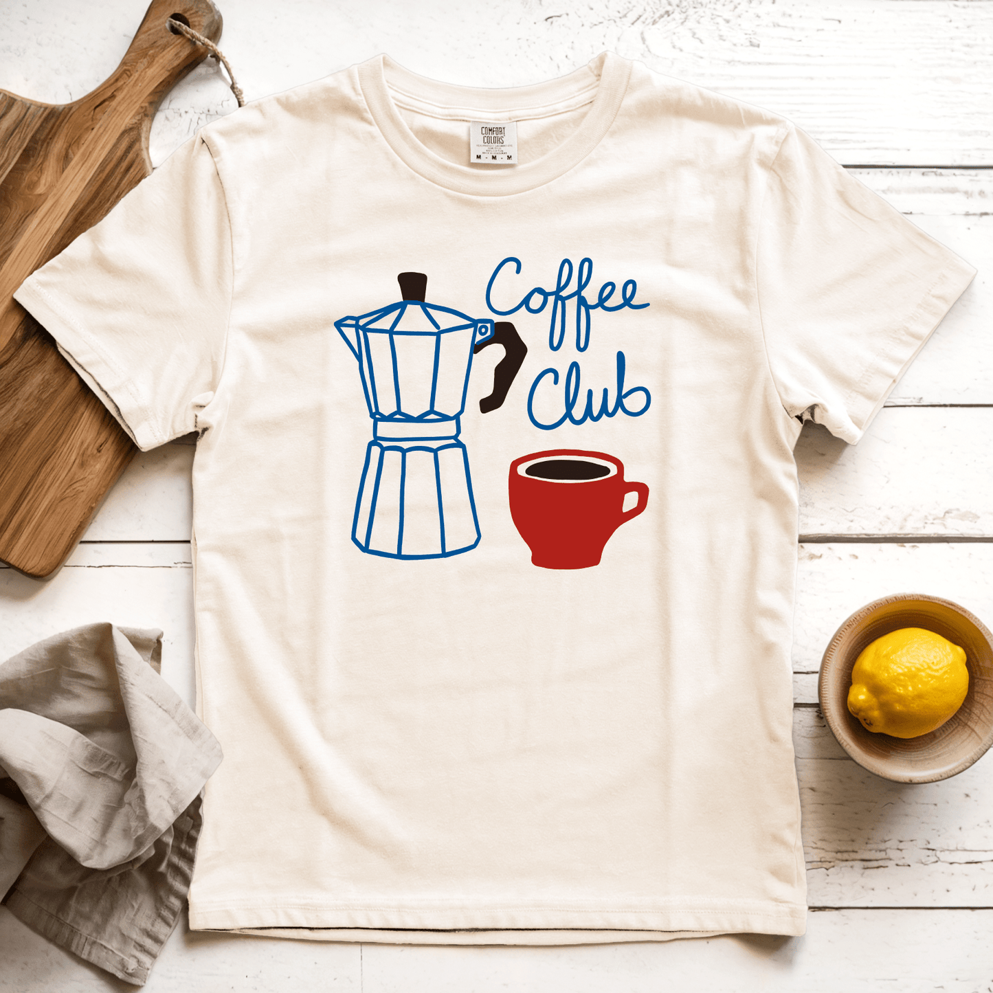 T-Shirt Ivory / S Coffee Club