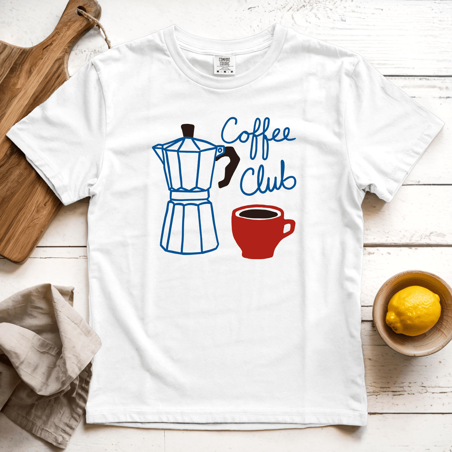 T-Shirt White / S Coffee Club