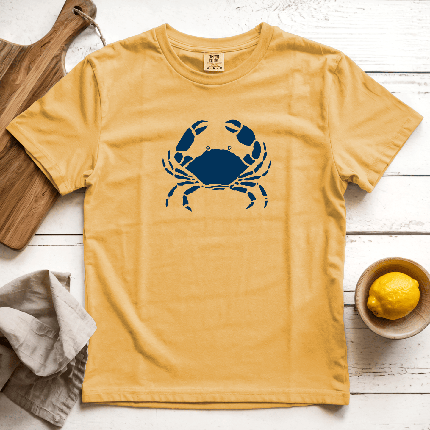 T-Shirt Mustard / S Crab