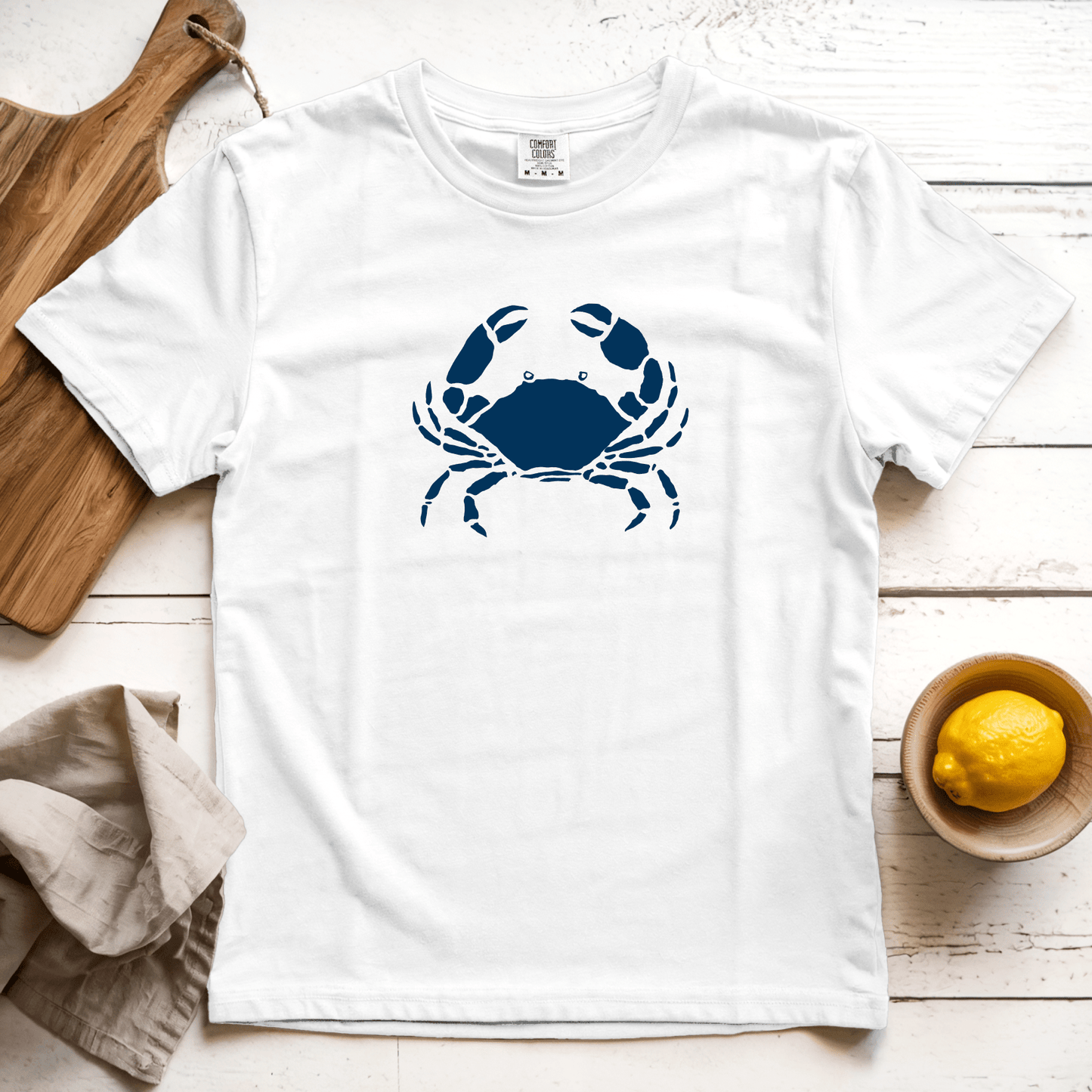 T-Shirt White / S Crab