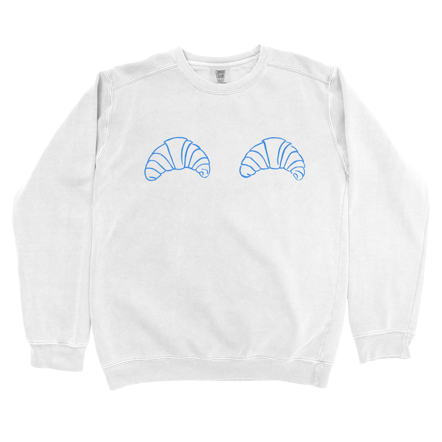 Sweatshirt White / S Croissant Boobs Sweatshirt
