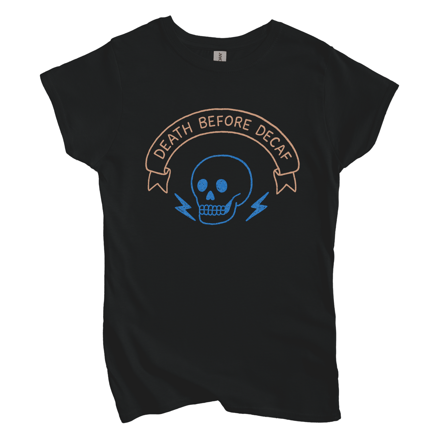 T-Shirt S / Black Death Before Decaf Women's Tee