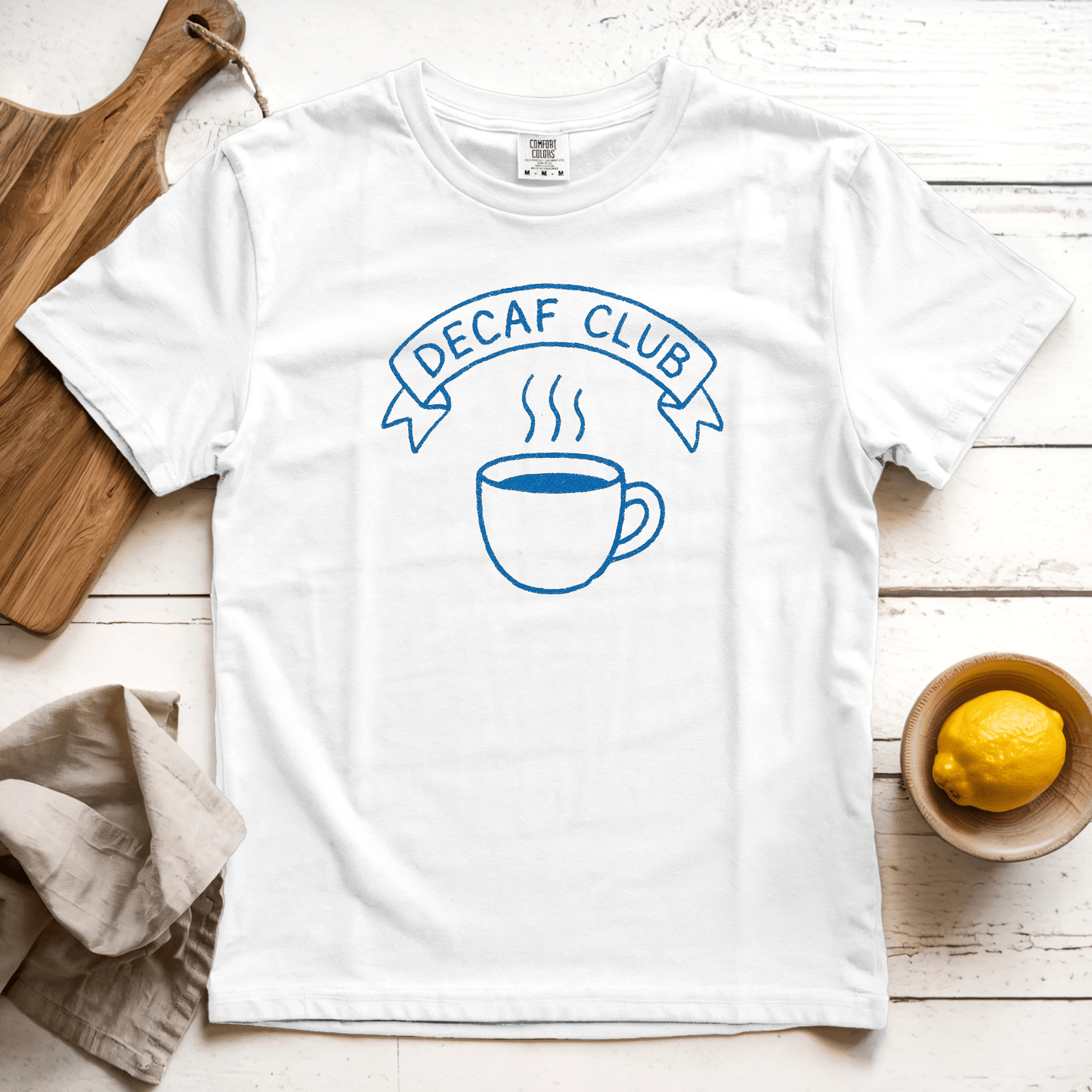 T-Shirt White / S Decaf Club