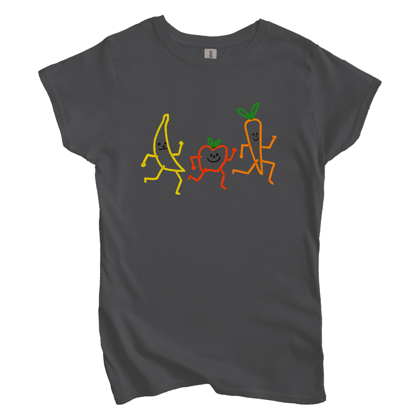 T-Shirt M / Charcoal Eat Healthy Women's Tee