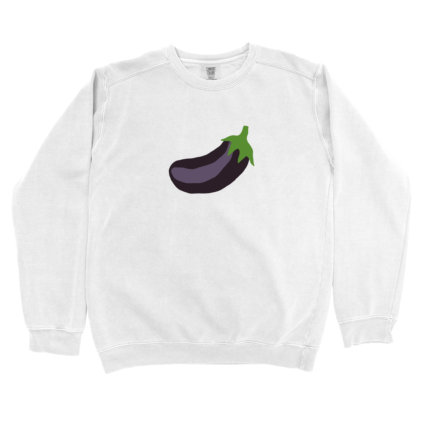Sweatshirt White / S Eggplant Sweatshirt