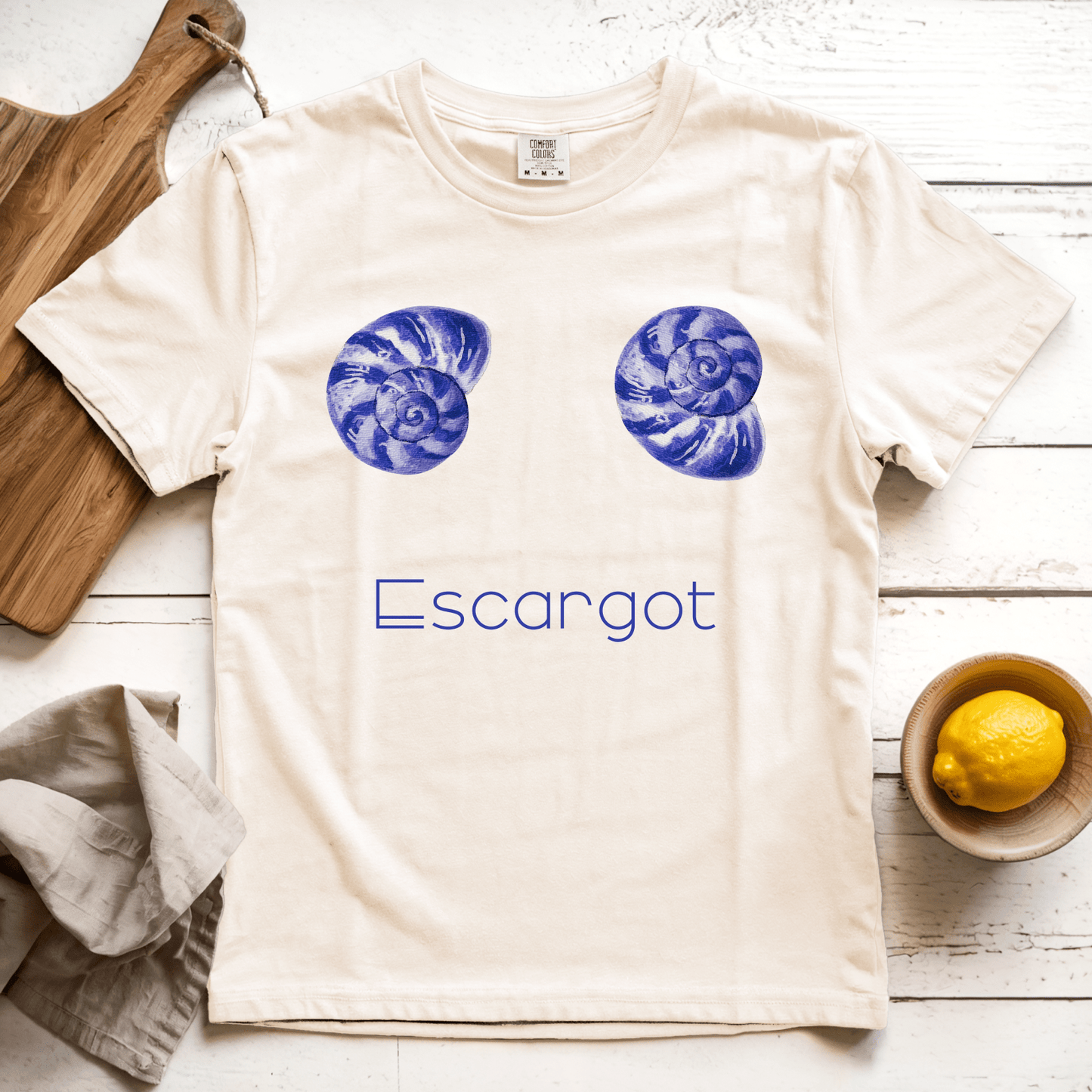 T-Shirt Ivory / S Escargot: LaeMab