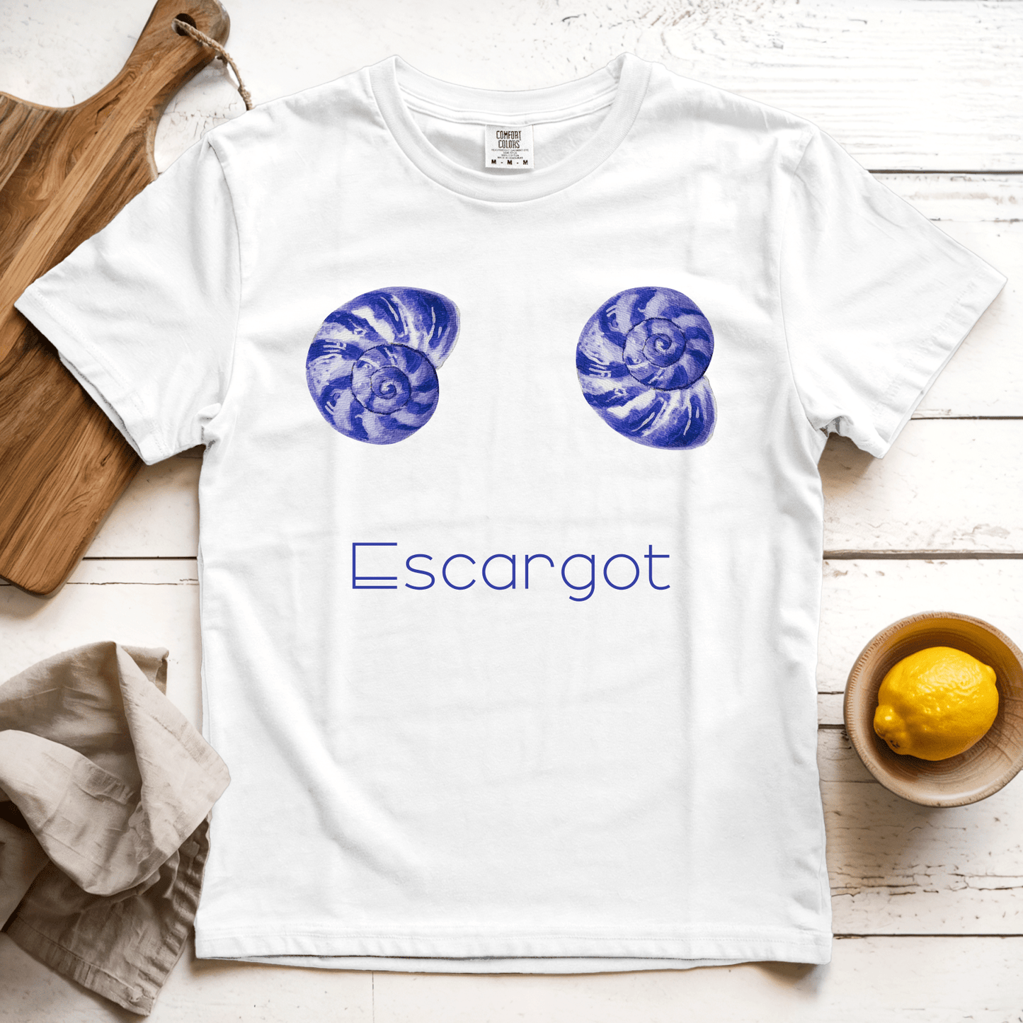 T-Shirt White / S Escargot: LaeMab