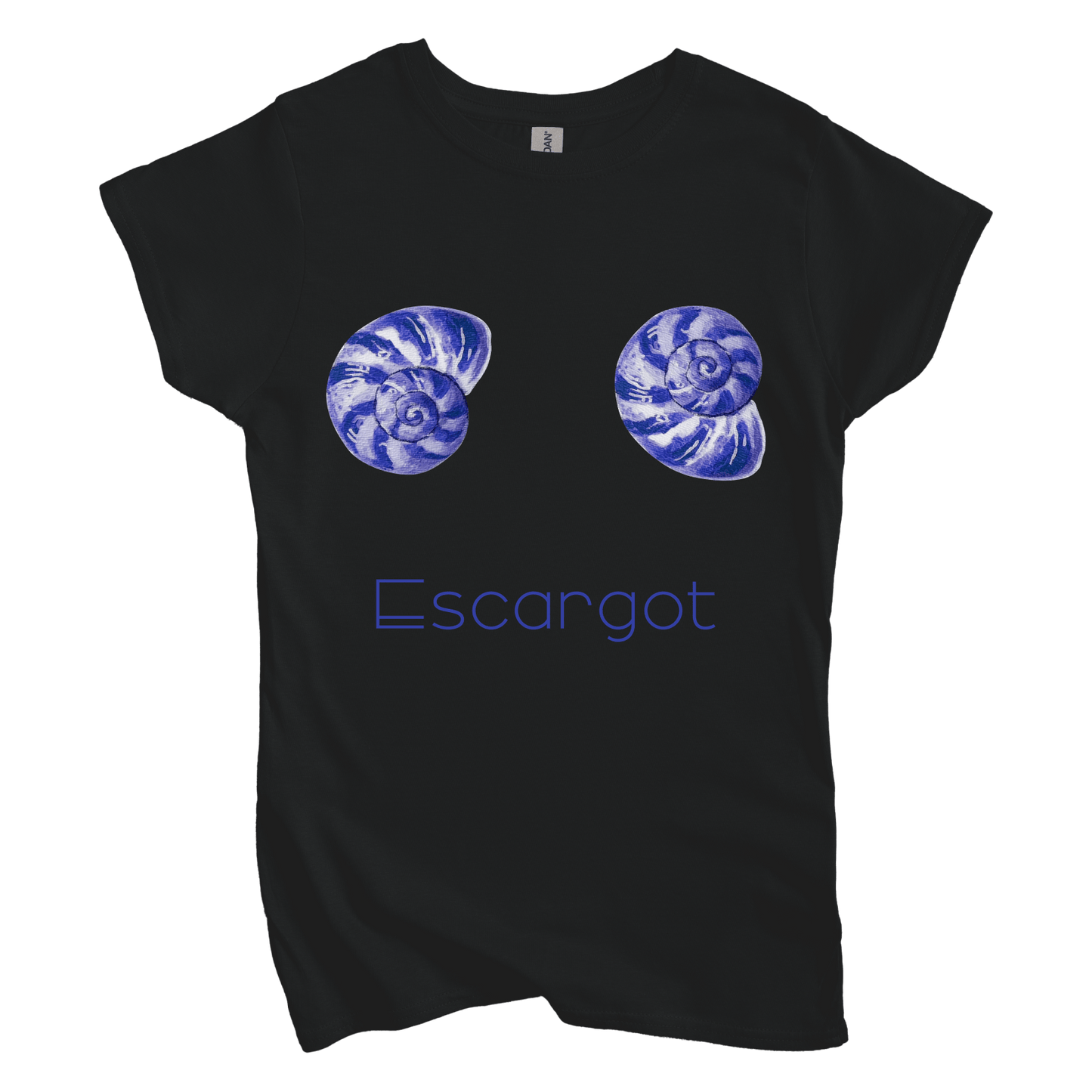T-Shirt S / Black Escargot: LaeMab Women's Tee