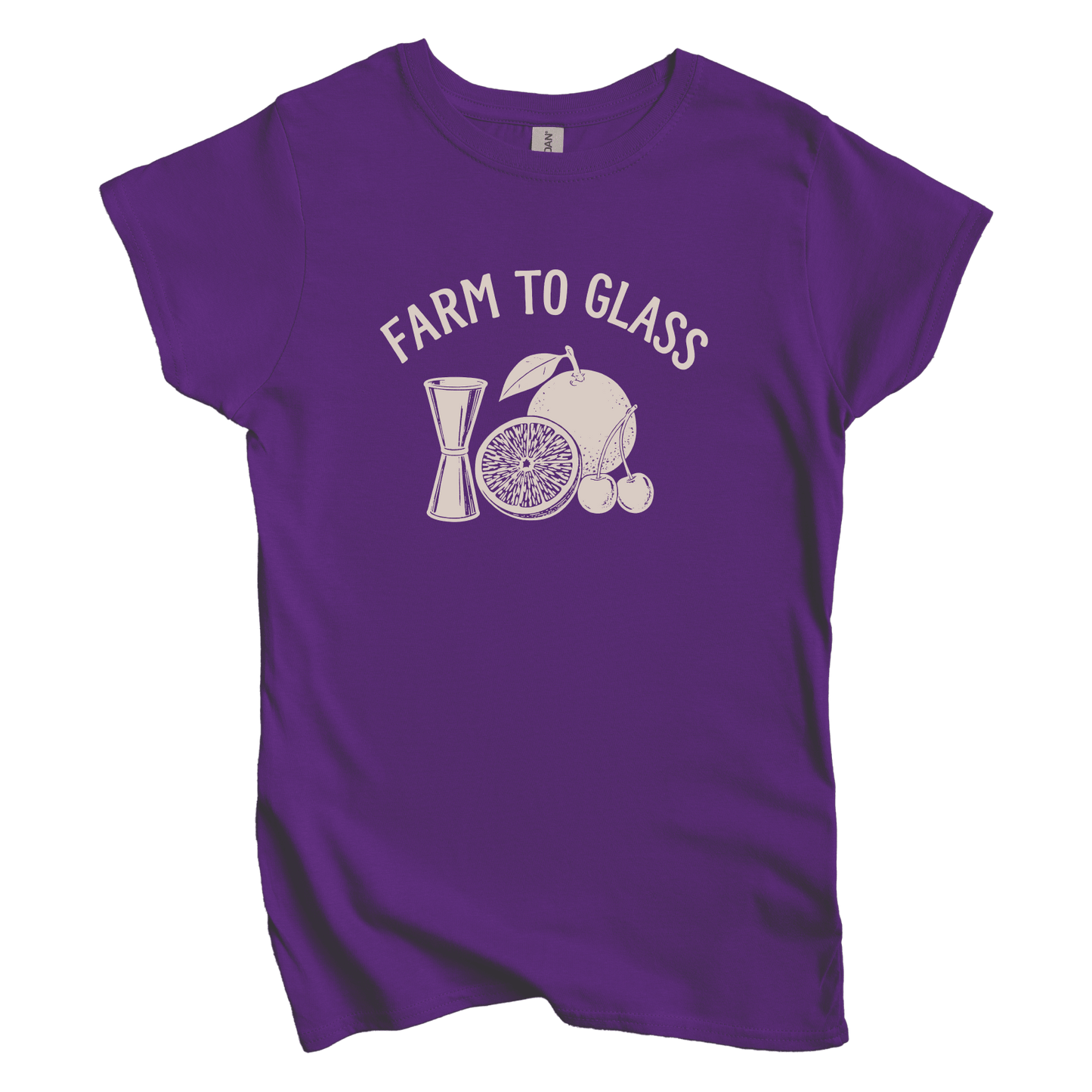 T-Shirts S / Purple Farm to Glass Women's Tee