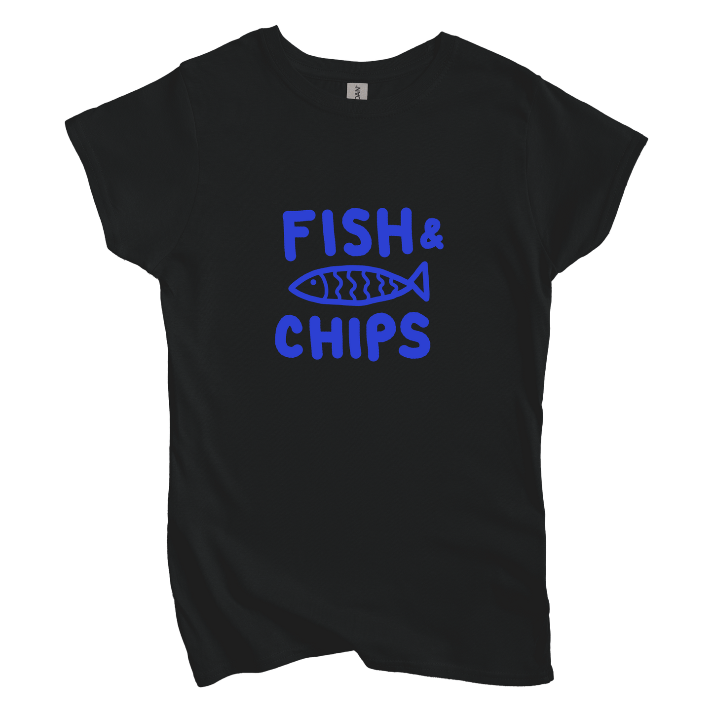 T-Shirt S / Black Fish & Chips: Longoland Women's Tee