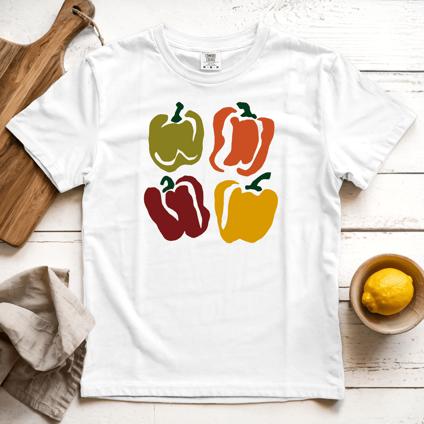 T-Shirt White / S Four Peppers