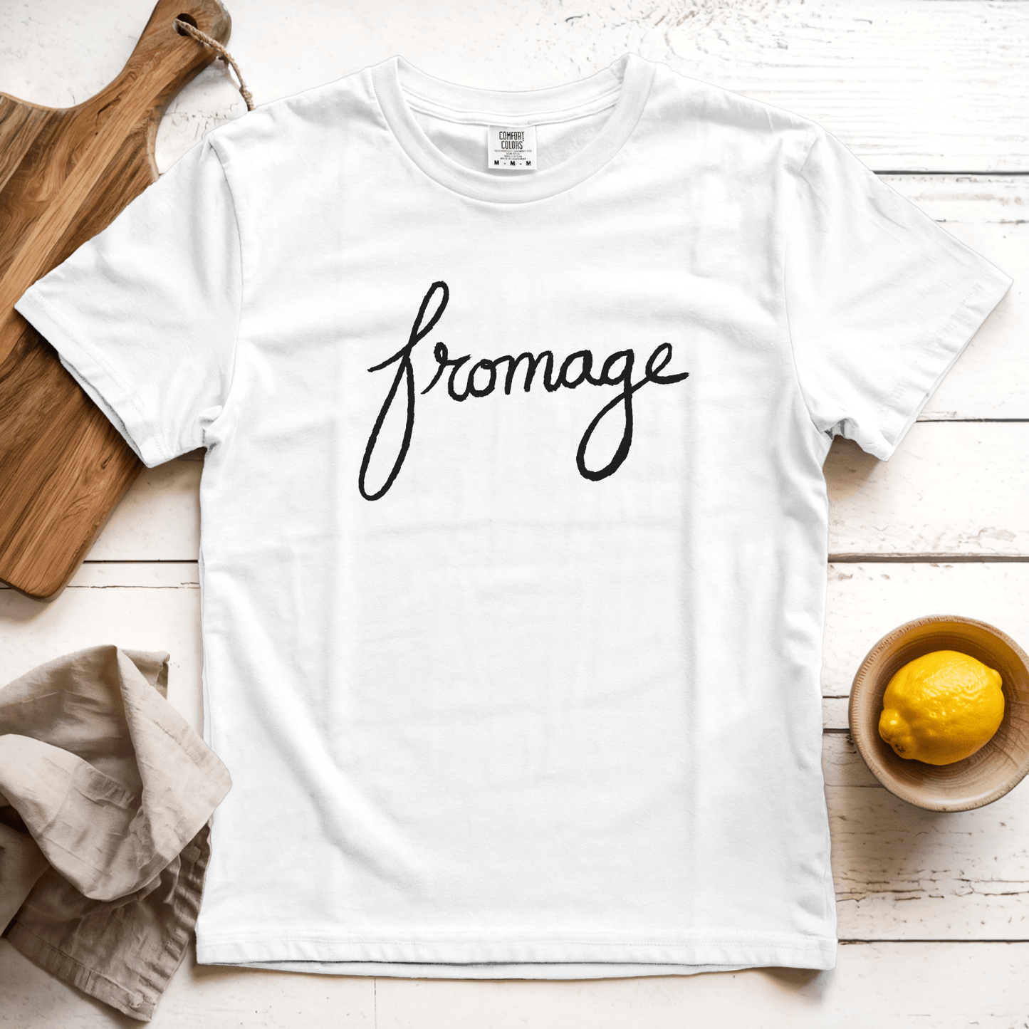 T-Shirt White / S Fromage