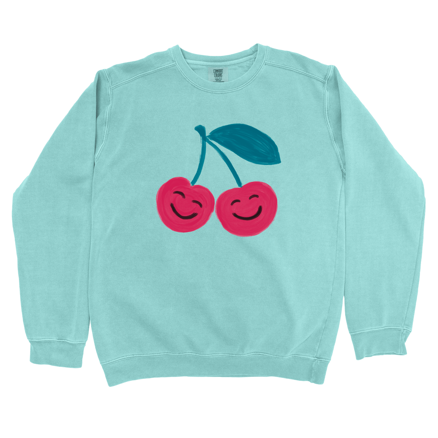 Sweatshirt Chalky Mint / S Happy Cherries Sweatshirt