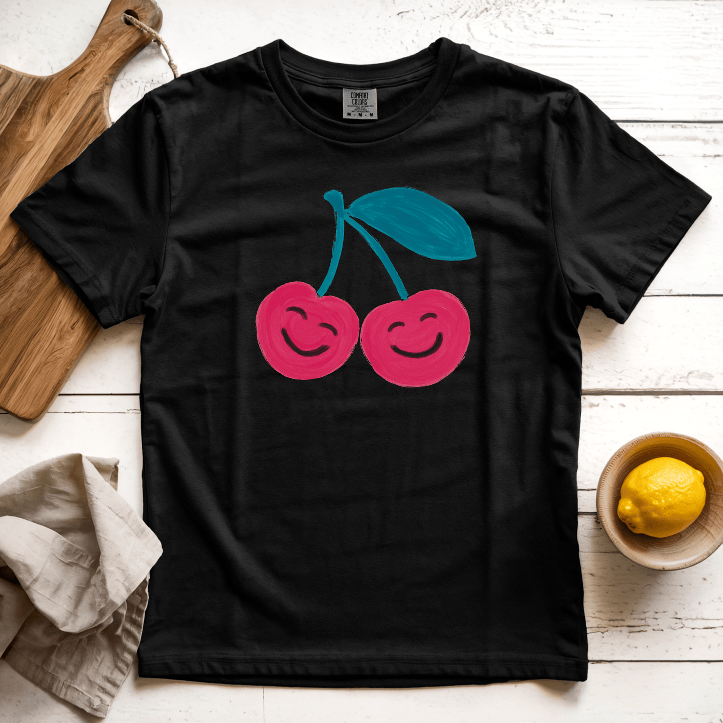 T-Shirt Black / S Happy Cherries